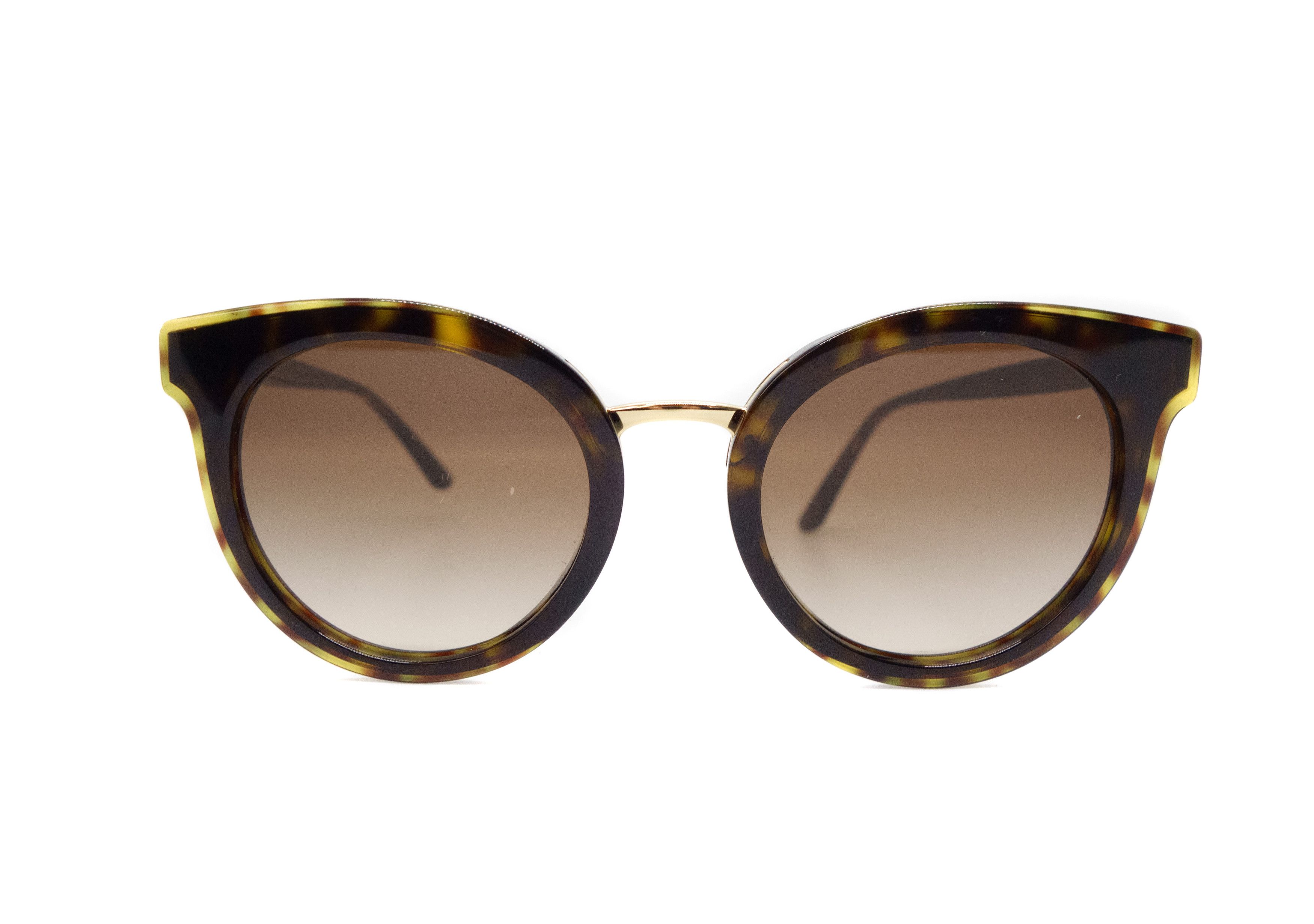 Dolce & Gabbana Havana Round DG 4371 Gradient Sunglasses Size ONE SIZE - 7 Thumbnail