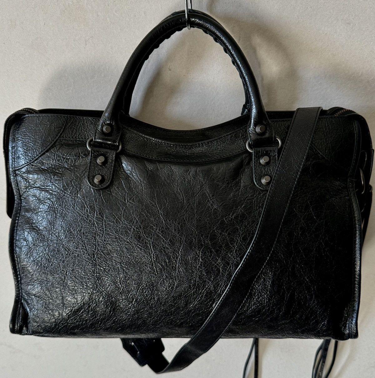 Balenciaga Balenciaga - SS19/22 - Classic Le City Motorcycle - Lambskin Size ONE SIZE - 9 Thumbnail