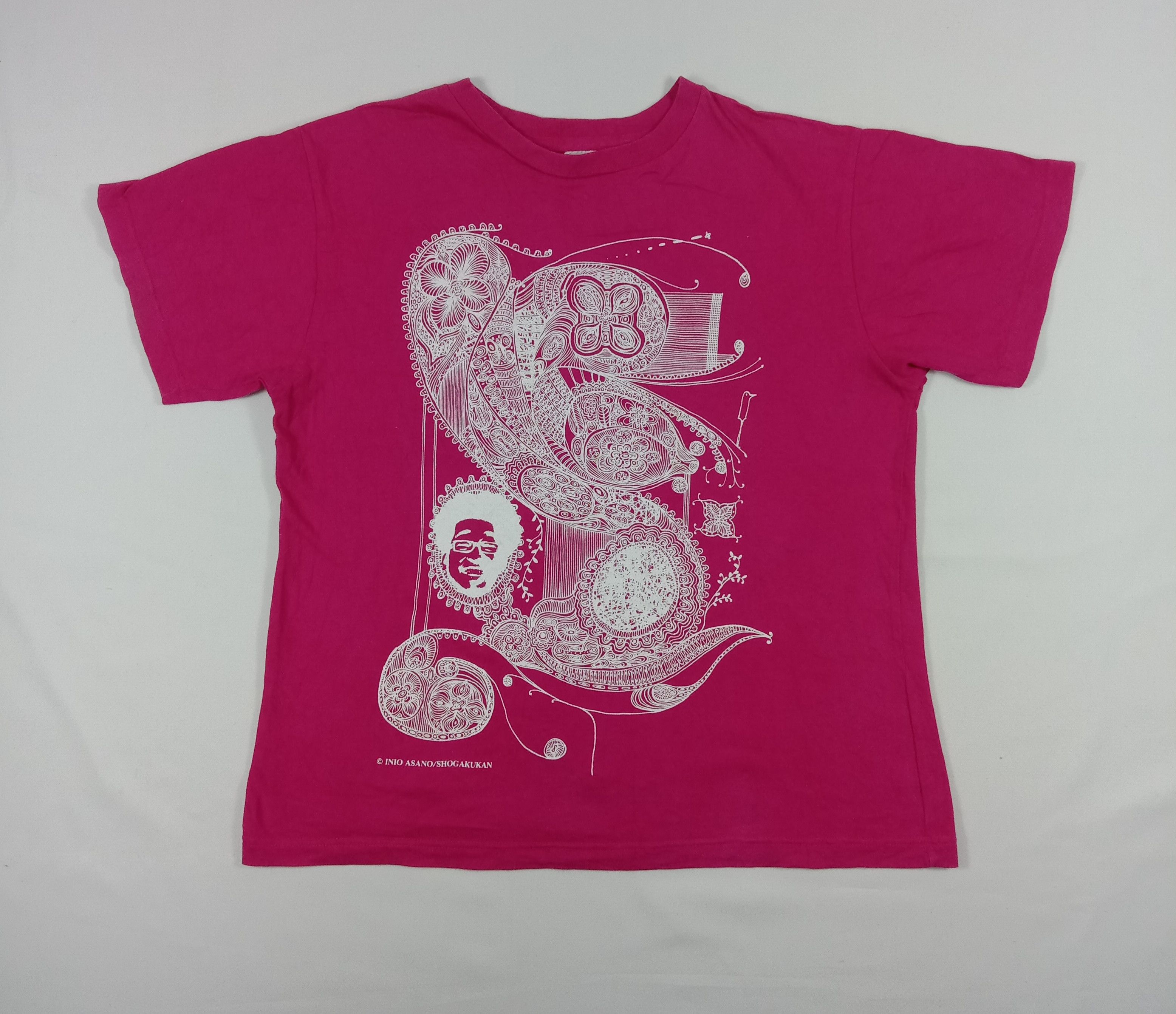 Japanese Brand Vintage Japanese Art T Shirt Size L / US 10 / IT 46 - 1 Thumbnail