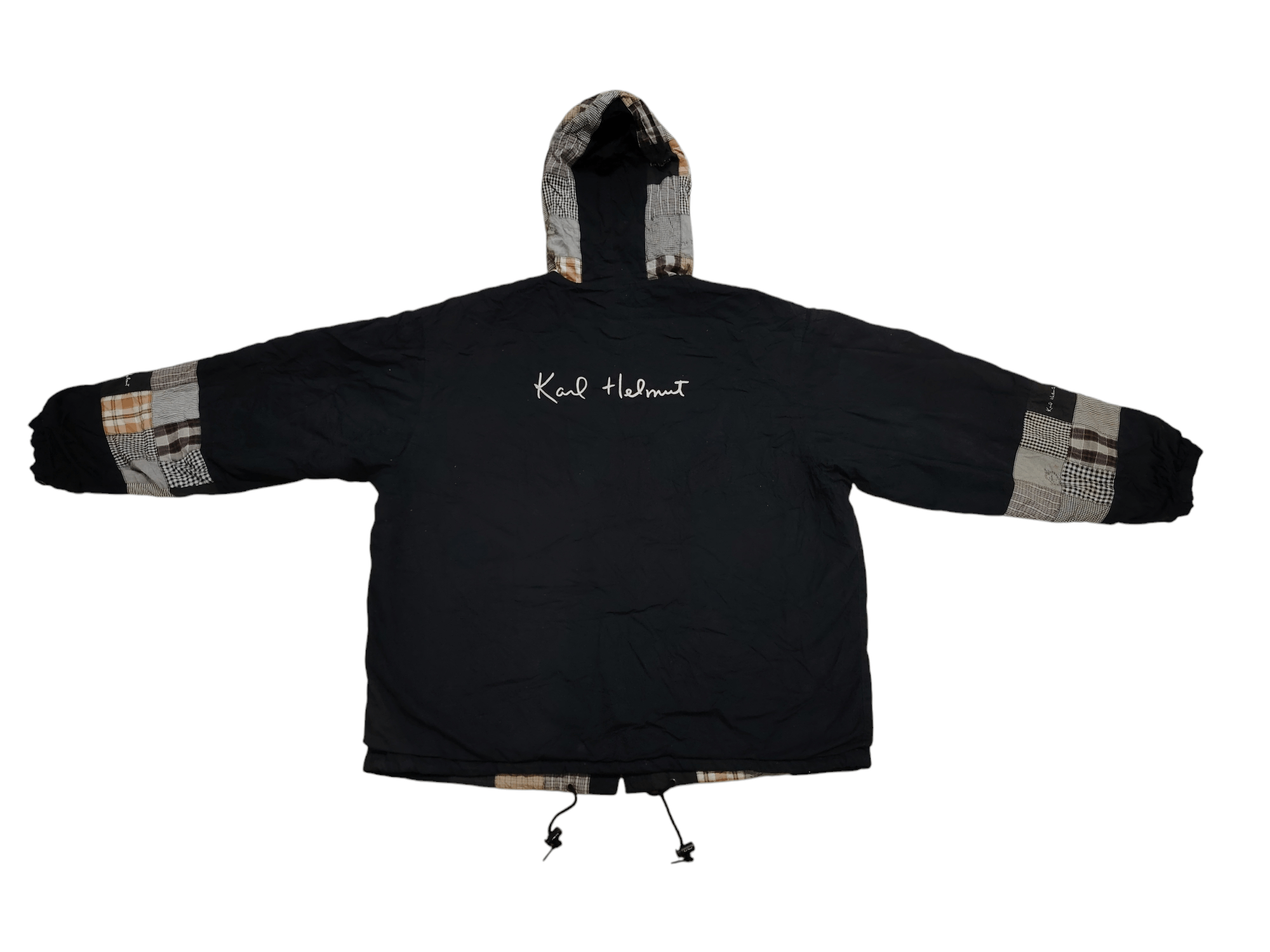 Karl Helmut Karl Helmut Full Patches Hooded Bomber Jacket Size US XL / EU 56 / 4 - 4 Thumbnail