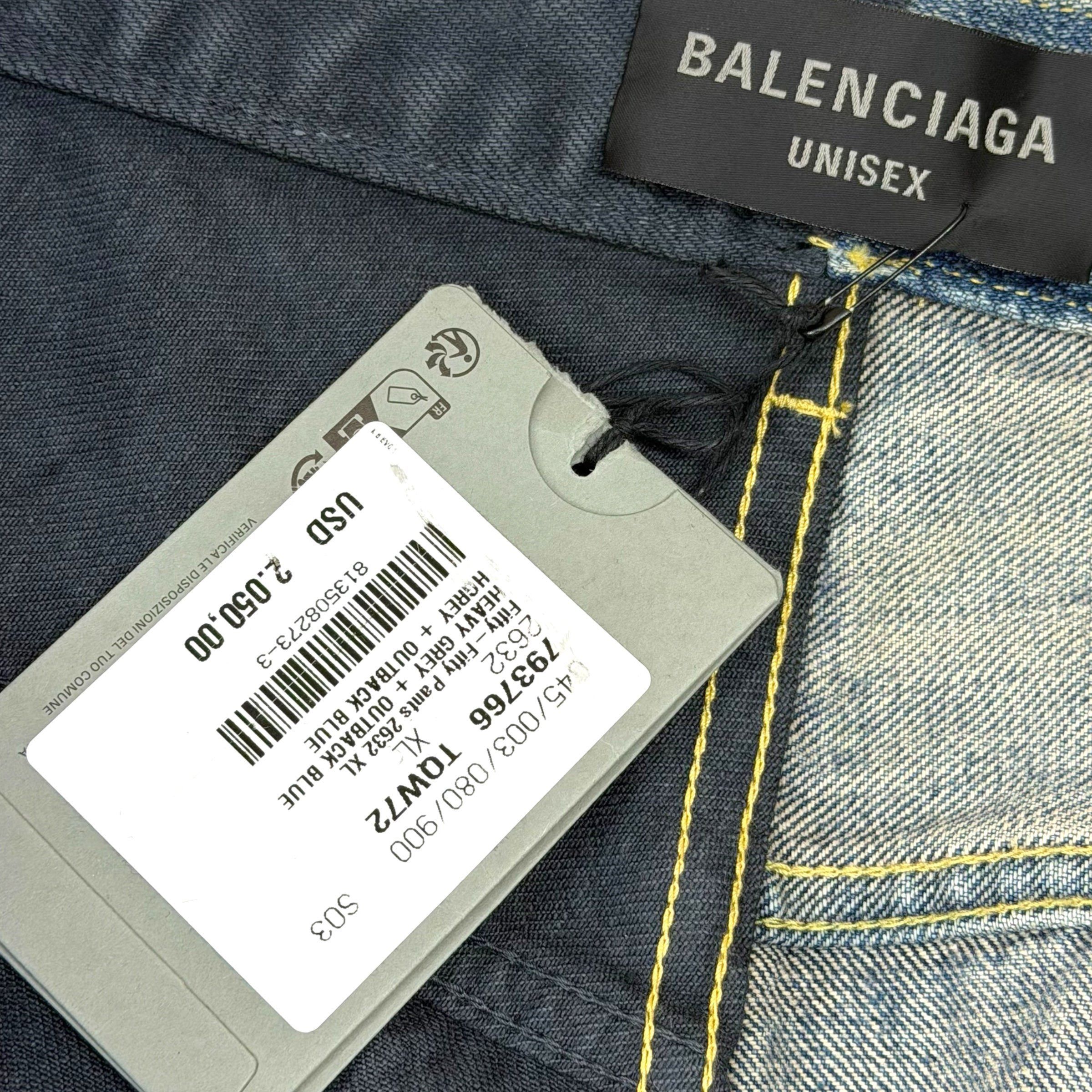Balenciaga Balenciaga 50/50 Blue Jeans XL (38) Size US 38 / EU 54 - 8 Thumbnail