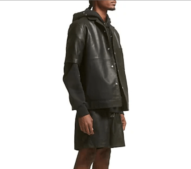 Purple Brand Leather Camp Shirt $1250 Size US M / EU 48-50 / 2 - 10 Thumbnail