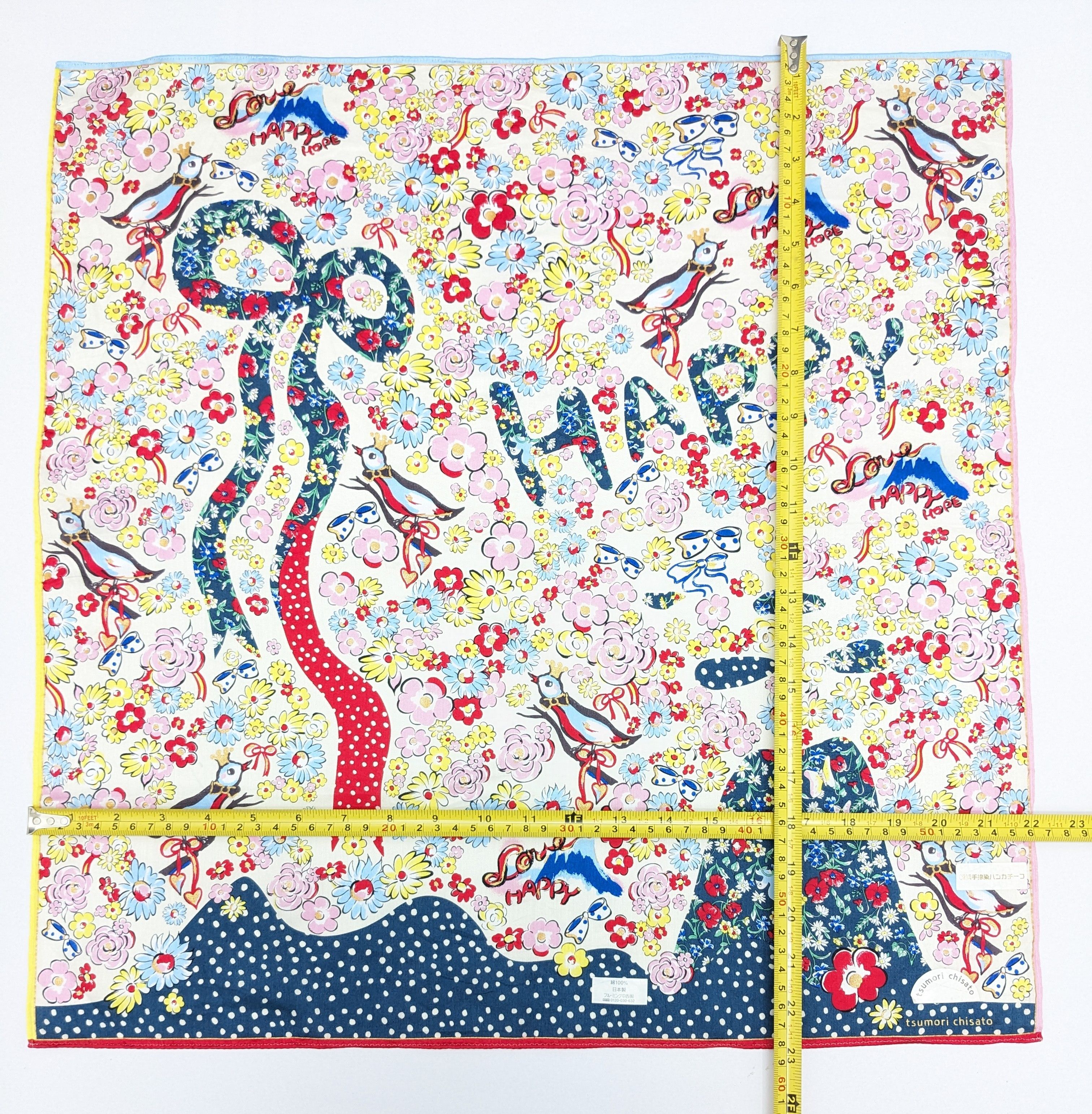 Tsumori Chisato Tsumori Chisato Mount Fuji Love Happy Bird Floral Size ONE SIZE - 5 Thumbnail