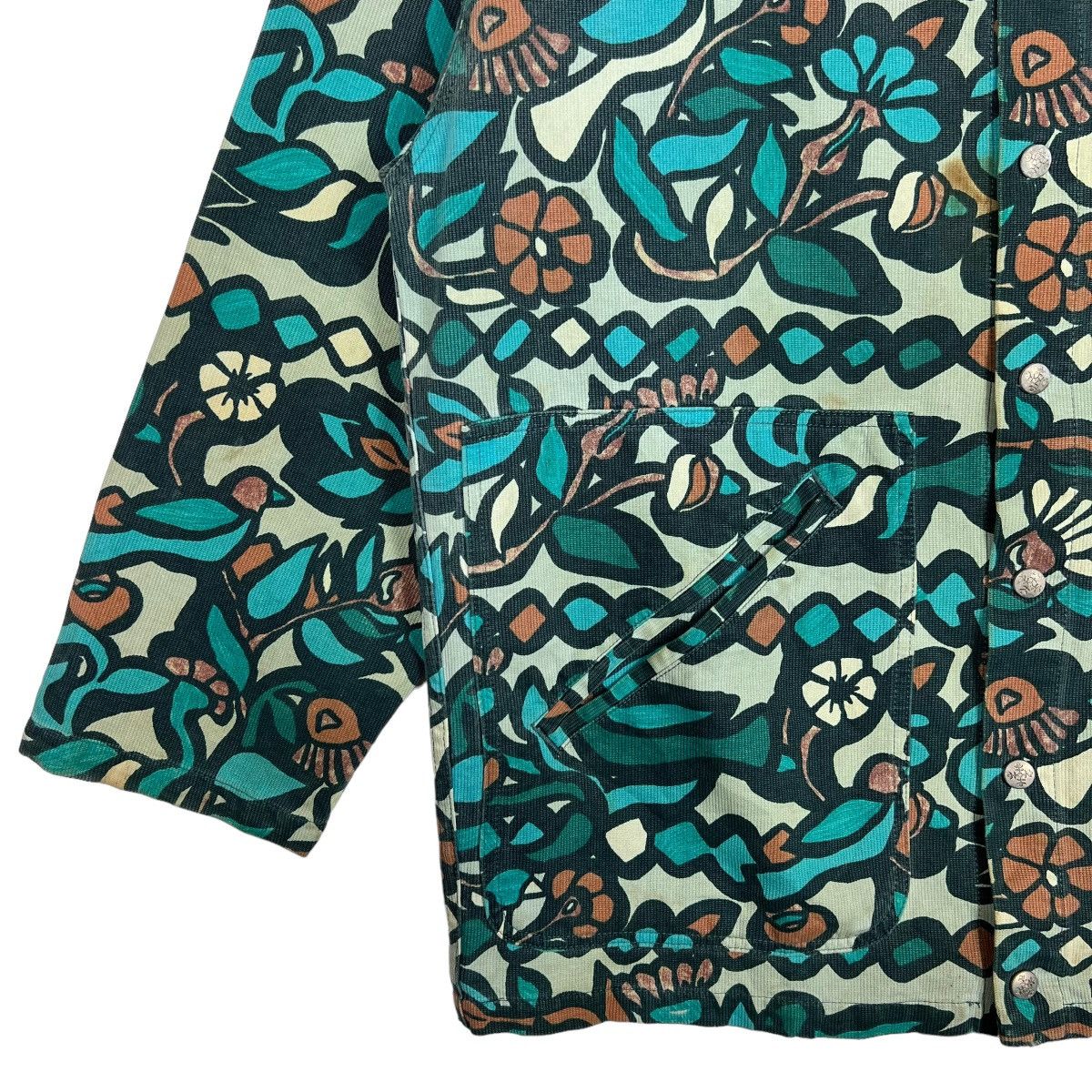 Oxbow 🔥 VINTAGE OXBOW OVER PRINT FLOWER JACKET MADE IN ITALY Size US M / EU 48-50 / 2 - 4 Thumbnail