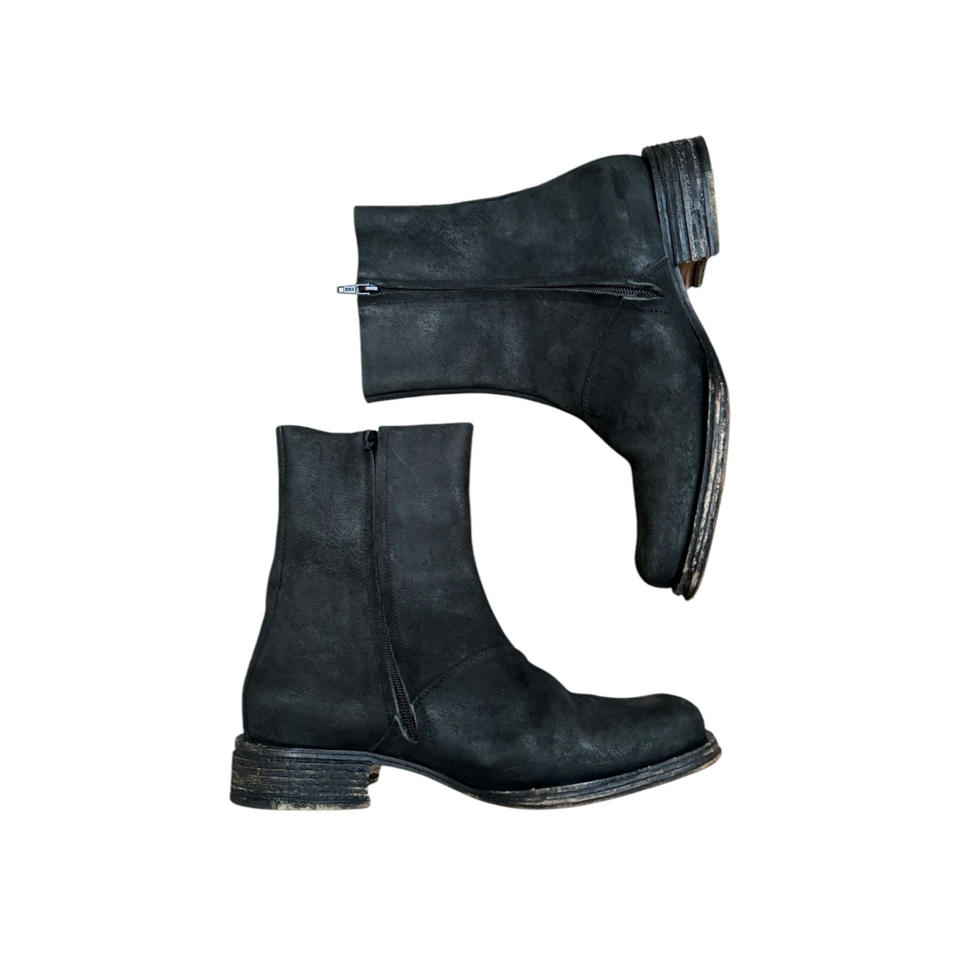 Maison Margiela 2002 Black Square Boots Size US 7.5 / EU 40-41 - 5 Thumbnail
