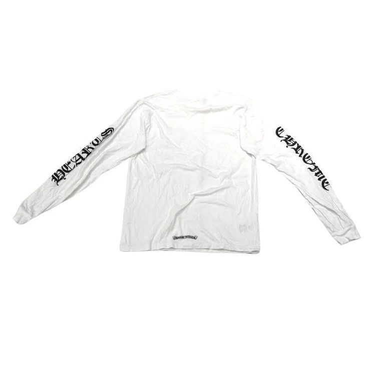 Chrome Hearts Chrome Hearts Neck Logo Letters Sleeve L/S T-Shirt White Size US M / EU 48-50 / 2 - 2 Thumbnail