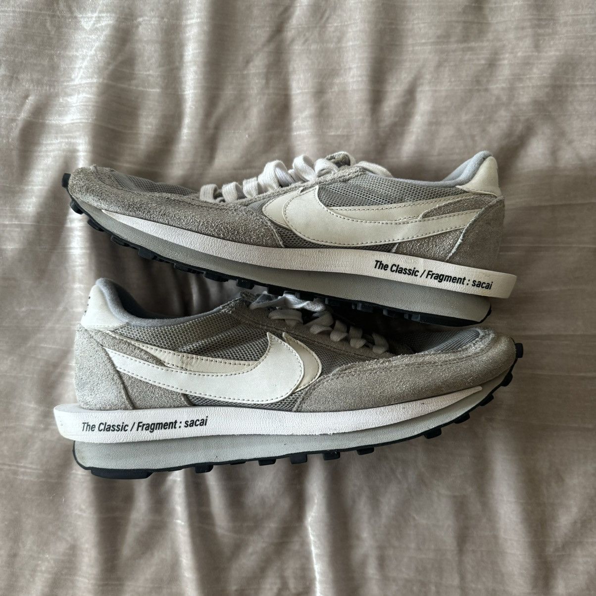 Fragment Design × Nike × Sacai Nike Safari Fragment Sneakers Size US 11 / EU 44 - 1 Thumbnail