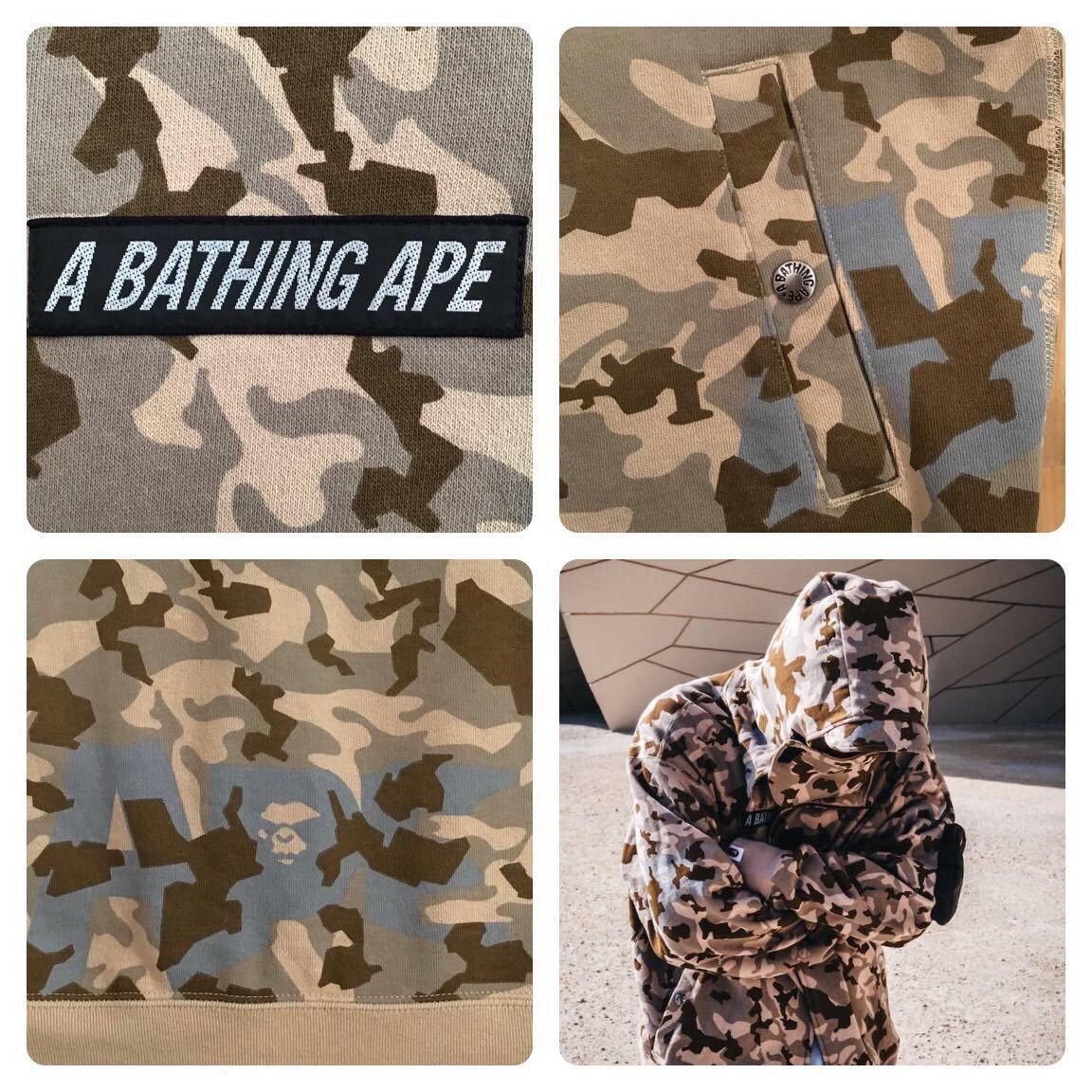 Bape BAPE SAND CAMO MILITARY RELAXED FIT FULL ZIP MASK HOODIE Size US S / EU 44-46 / 1 - 8 Thumbnail