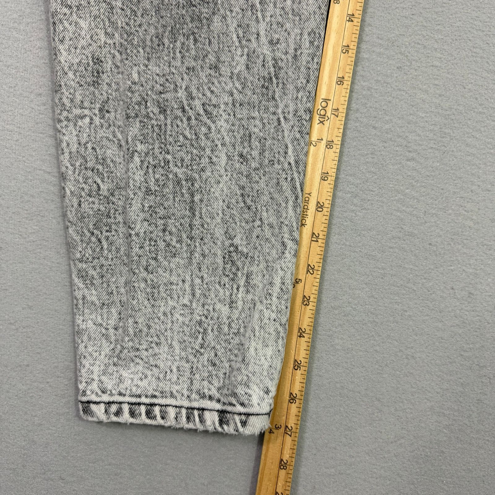 Vintage Vintage Lee Riders Jeans Women's 14 (Fits 28x27) Black White Size 36" / US 14 / IT 50 - 11 Thumbnail