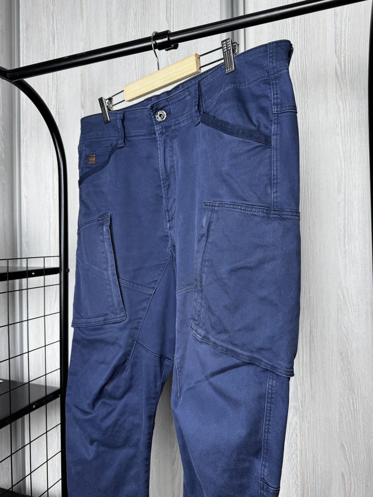 G-Star G-Star Raw Zip Pkt 3D Skinny Cargo faded blue pants size 38 Size US 38 / EU 54 - 6 Thumbnail