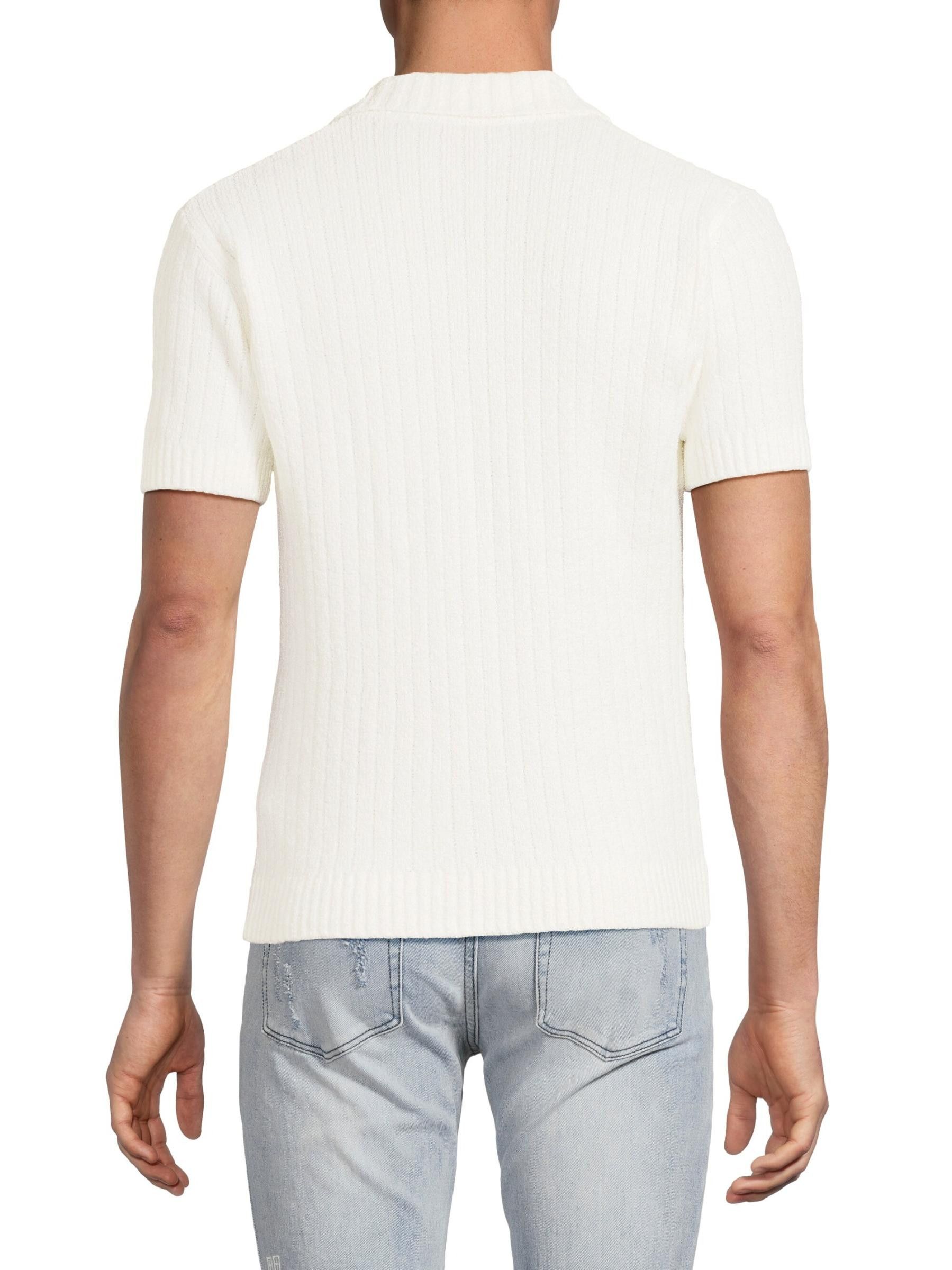 Casablanca os11x0725 Boucle Polo Shirt in White Size US L / EU 52-54 / 3 - 4 Thumbnail