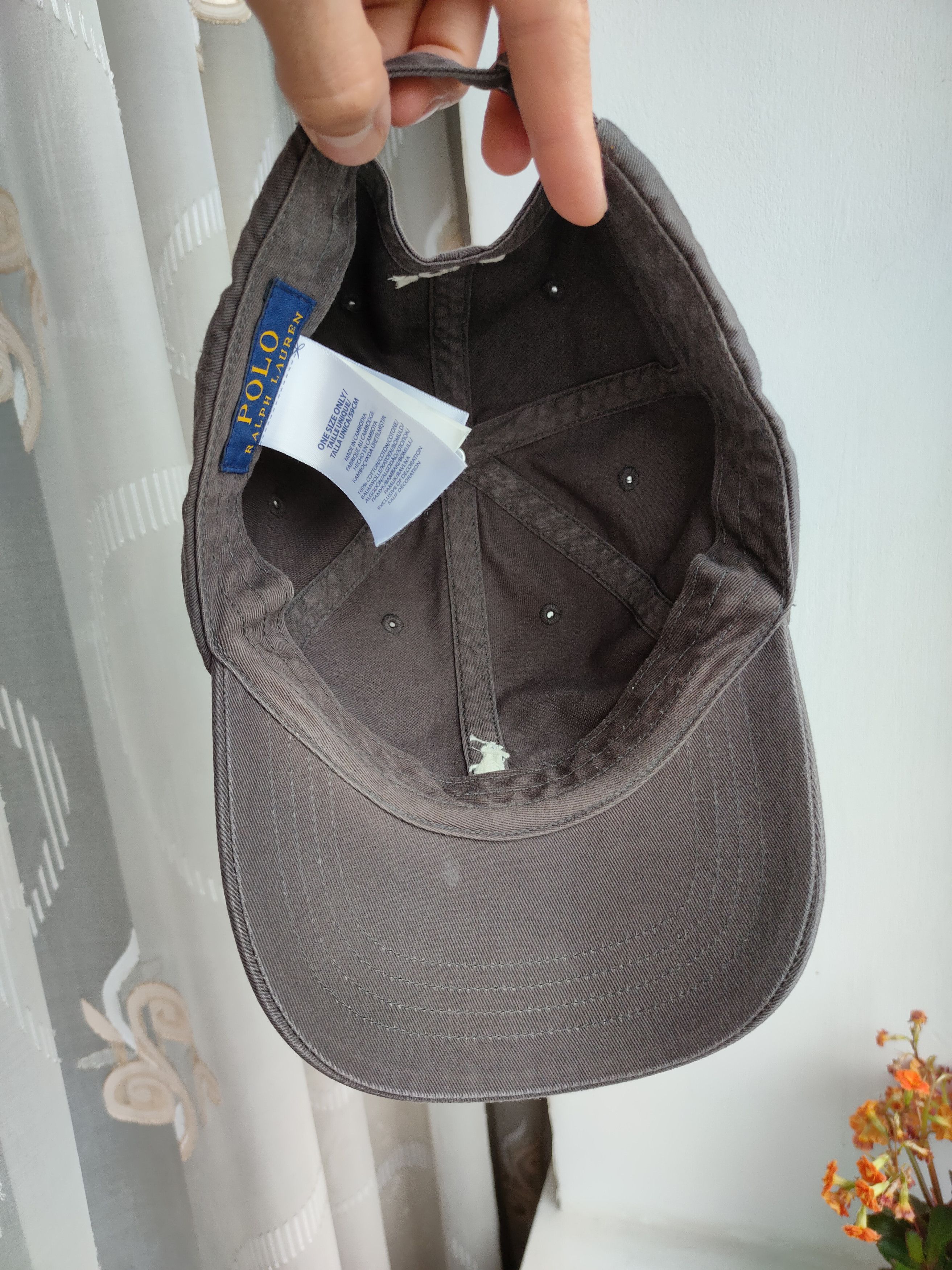 Polo Ralph Lauren Polo Ralph Lauren Gray Cap RL Polo Cap Size ONE SIZE - 11 Thumbnail