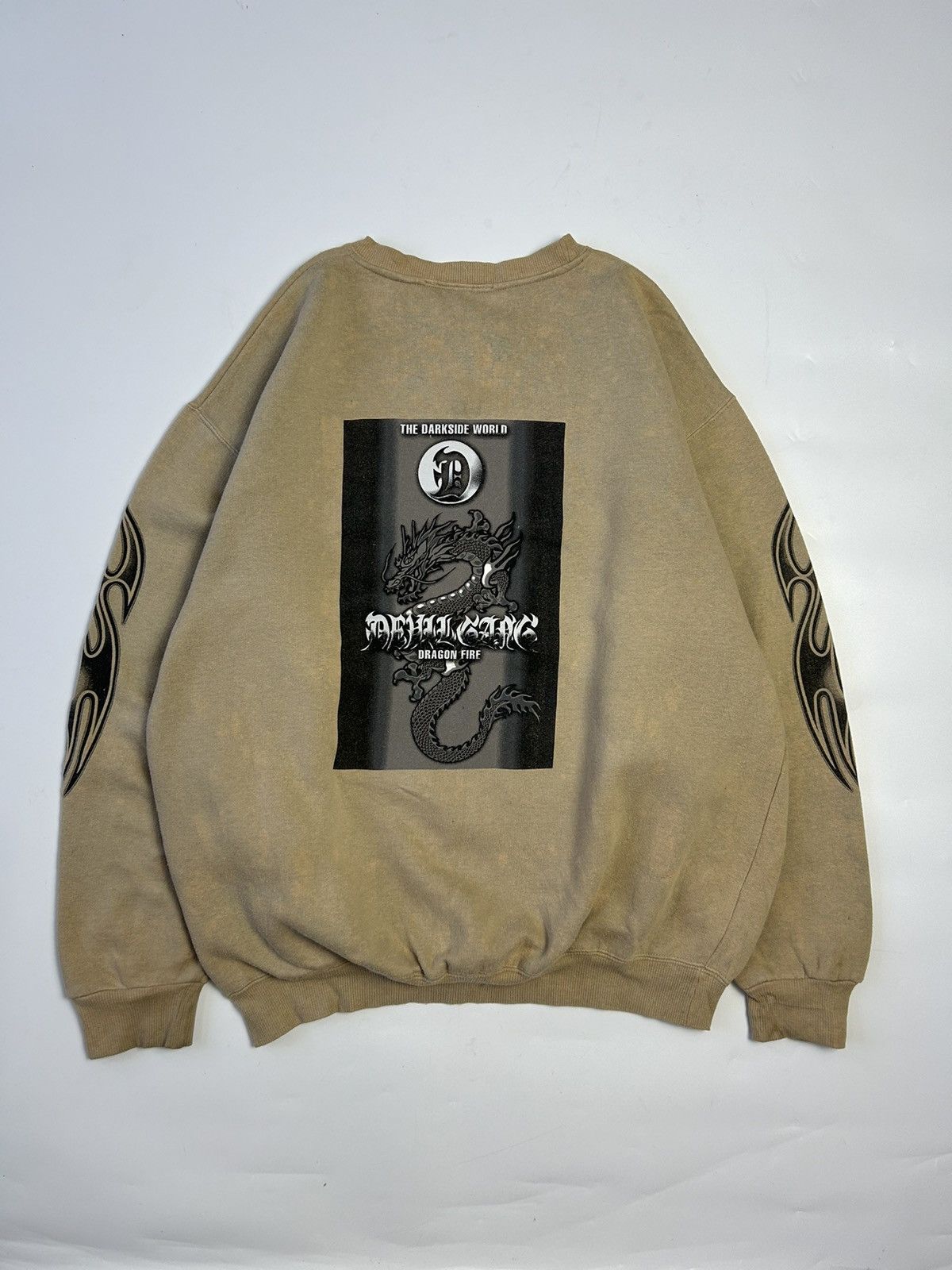 Japanese Brand DEVIL GANG DRAGON PRINTED SWEATSHIRT Size US L / EU 52-54 / 3 - 1 Thumbnail