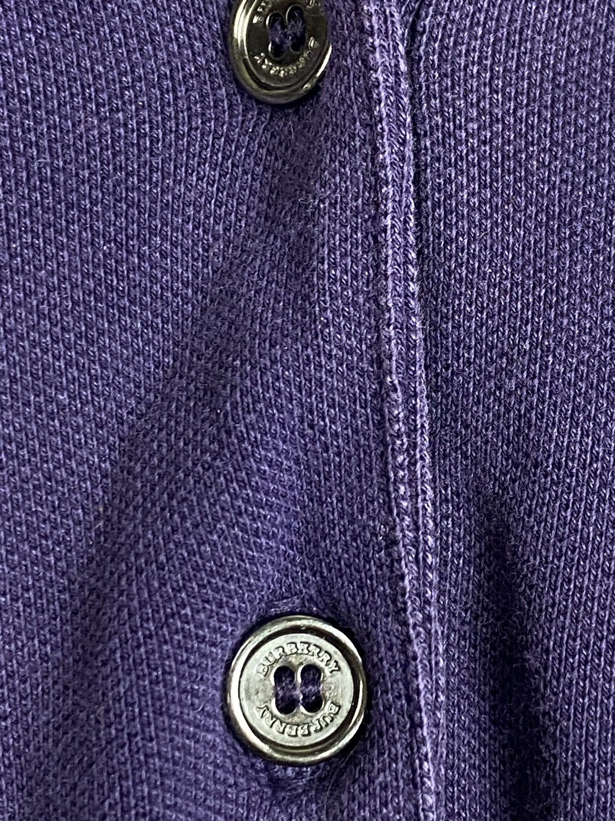 Burberry Purple Burberry Nova Check Polo Shirt Button Up Size S / US 4 / IT 40 - 5 Thumbnail