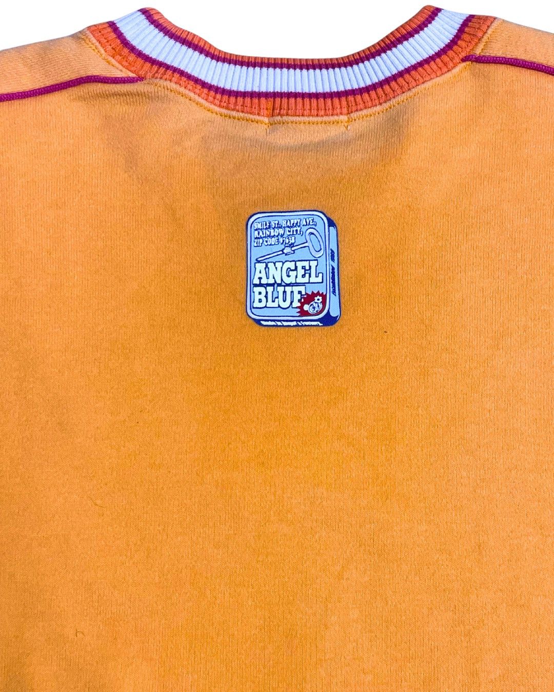 Angel Blue Angel Blue "A&B Girls" Orange Graphic Sweatshirt Size M / US 6-8 / IT 42-44 - 5 Thumbnail