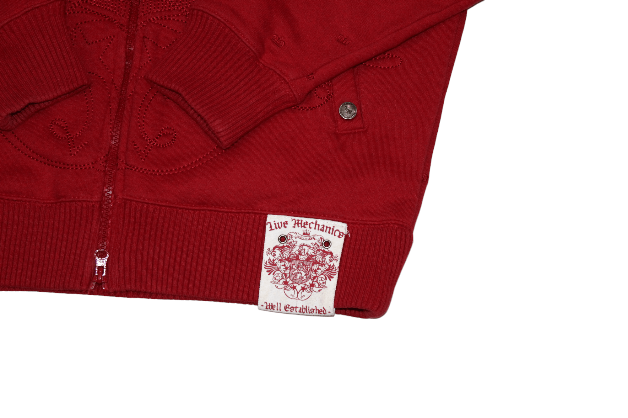 Live Mechanics 🔥Y2K Live Mechanics Monogram Baggy OG Rap Zip Hoodie Size US M / EU 48-50 / 2 - 8 Thumbnail