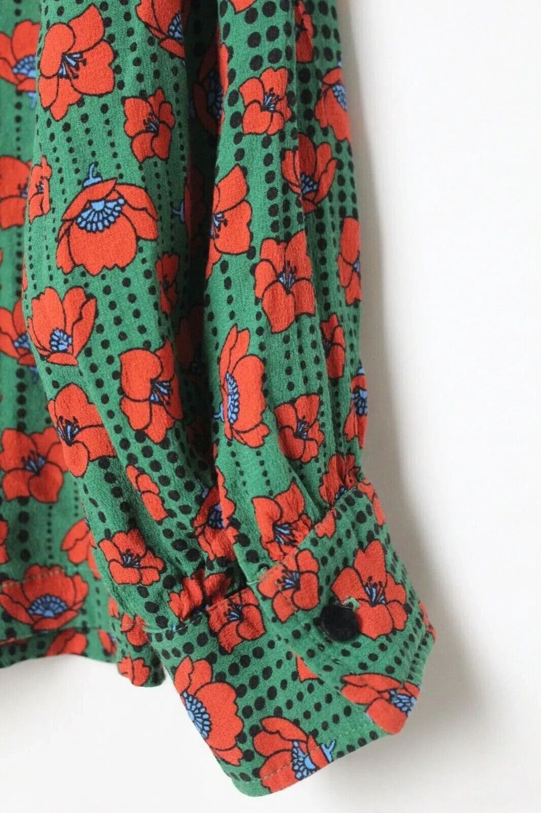 Other la petite francaise Viscose Blouse Floral Poppy Top Womens Size M / US 6-8 / IT 42-44 - 5 Thumbnail