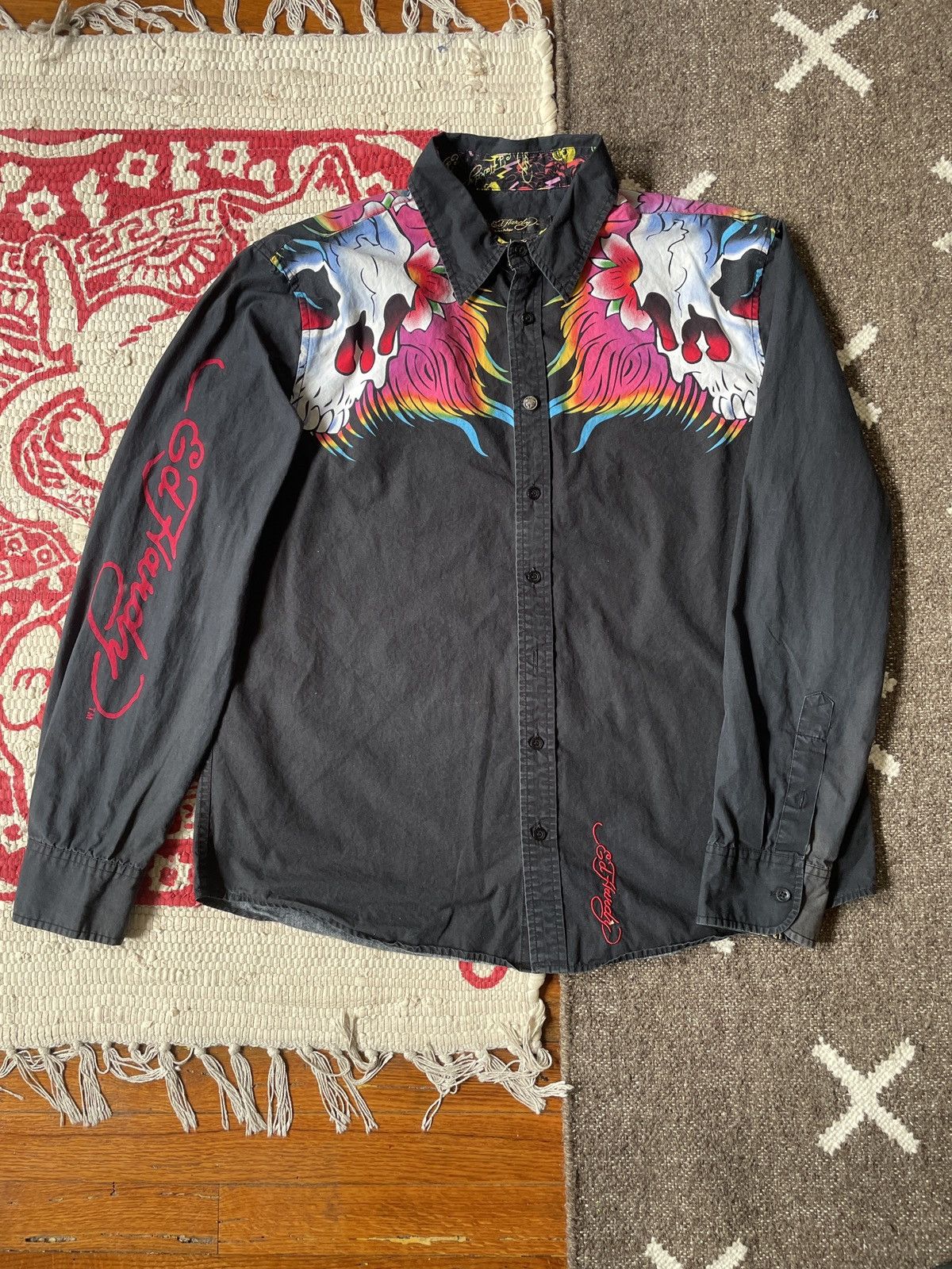 Ed Hardy ED HARDY GRAPHIC LONG SLEEVE Size US L / EU 52-54 / 3 - 1 Thumbnail