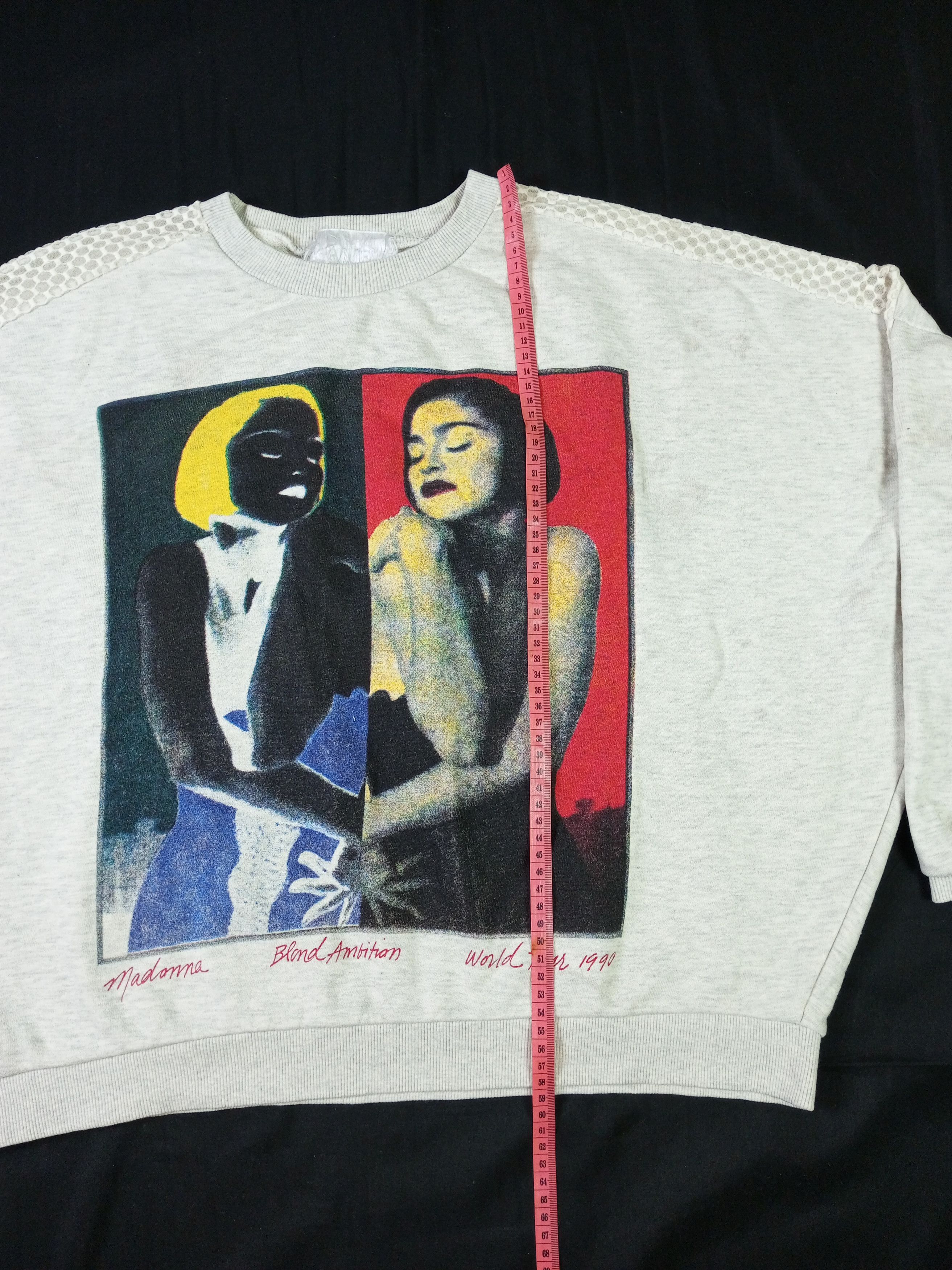 Band Tees × Vintage Vintage Madonna Blond Ambition 1990 Tour Promo Shirt Size XL / US 12-14 / IT 48-50 - 7 Thumbnail