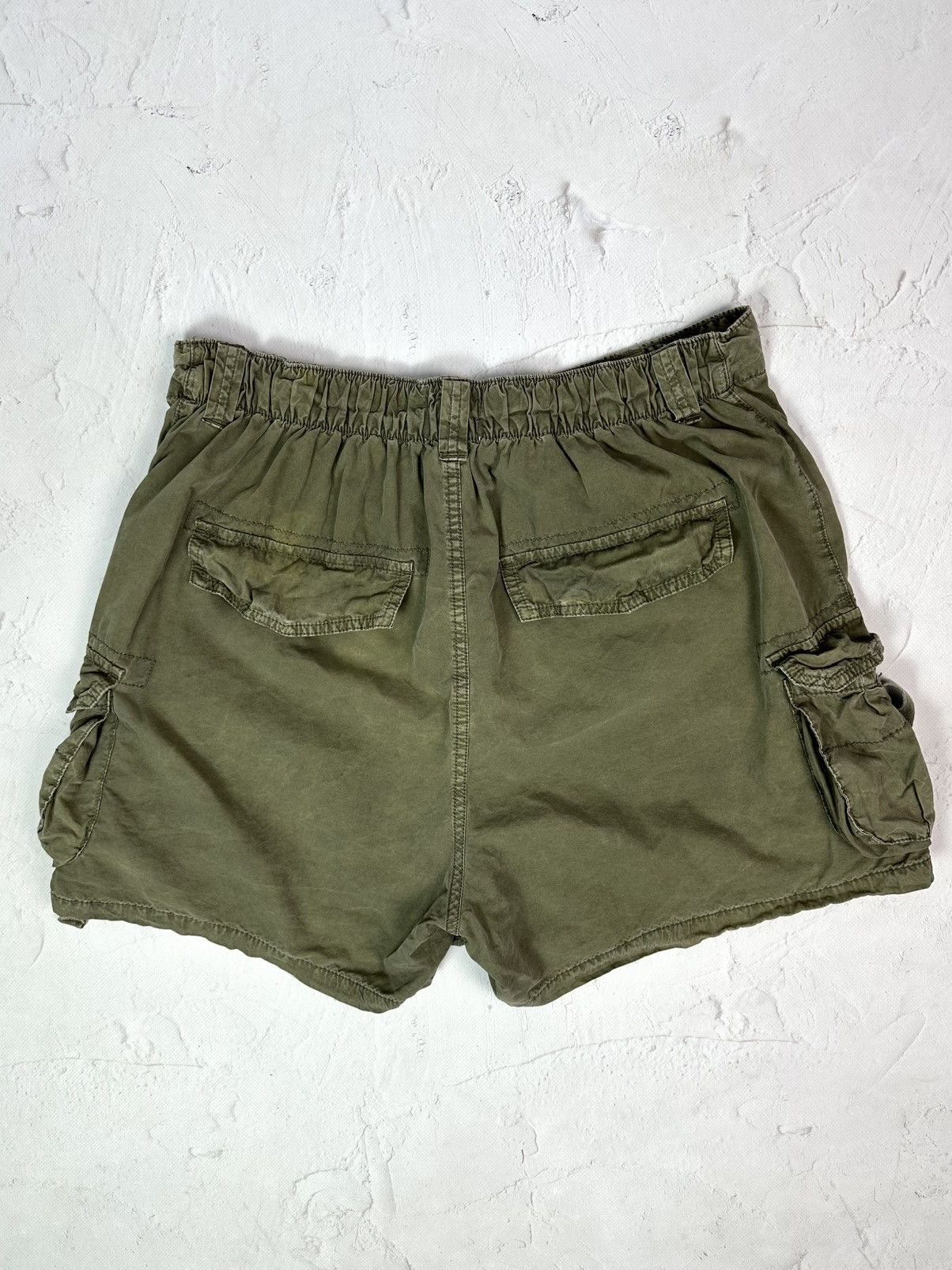 Beauty Beast × If Six Was Nine × Vintage Vintage Cargo Khaki Washed Shorts Size 34" / US 12 / IT 48 - 5 Thumbnail
