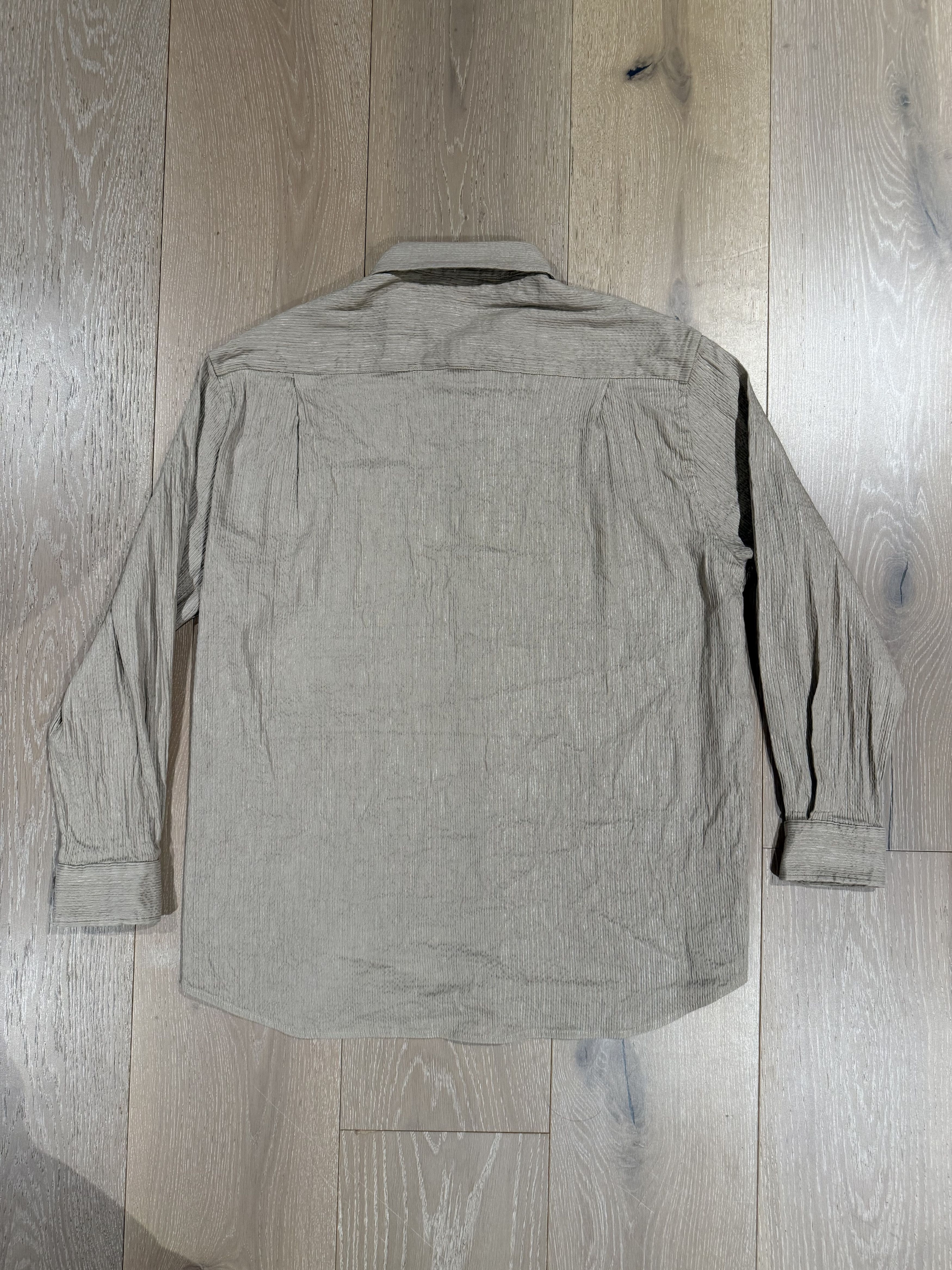 Colbo 💚 1/12 Colbo NYC Silk/Cotton TK Shirt Taupe Medium NEW Size US M / EU 48-50 / 2 - 13 Thumbnail