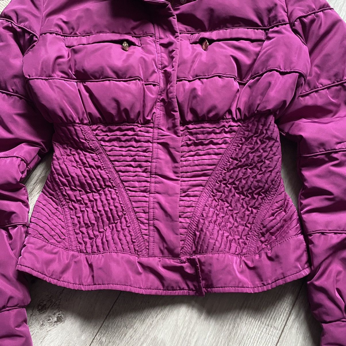 Versace VERSACE COLLECTION CORSET Y2K DOWN JACKET Size S / US 4 / IT 40 - 5 Thumbnail