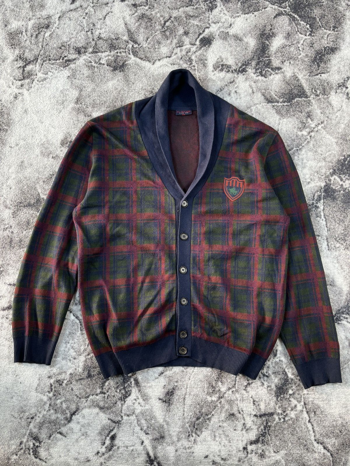 U.S. Polo Assn. US Polo Assn Shawl Collar Cardigan Plaid Logo XXL Size US XXL / EU 58 / 5 - 1 Thumbnail