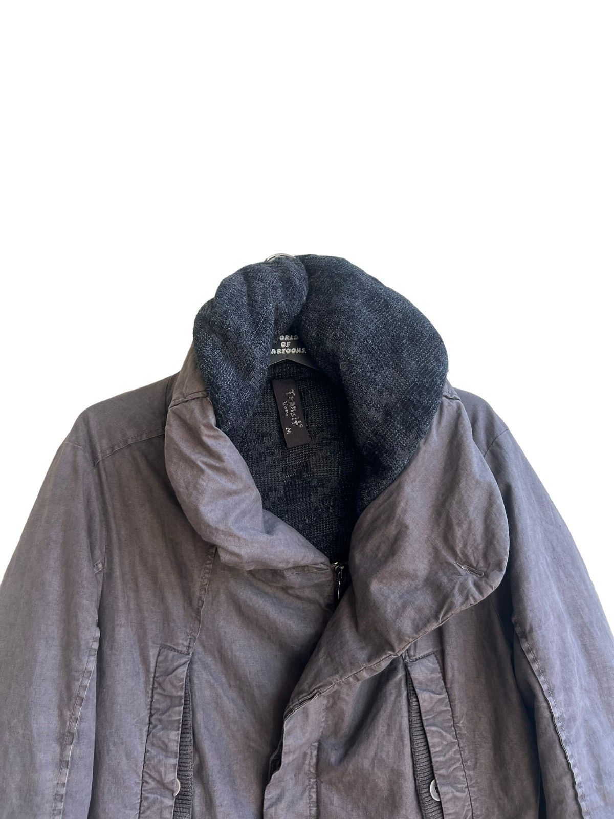 Transit Uomo Vintage Transit Uomo V310 Linen Hoodie Coat Parka Jacket Size US M / EU 48-50 / 2 - 3 Thumbnail