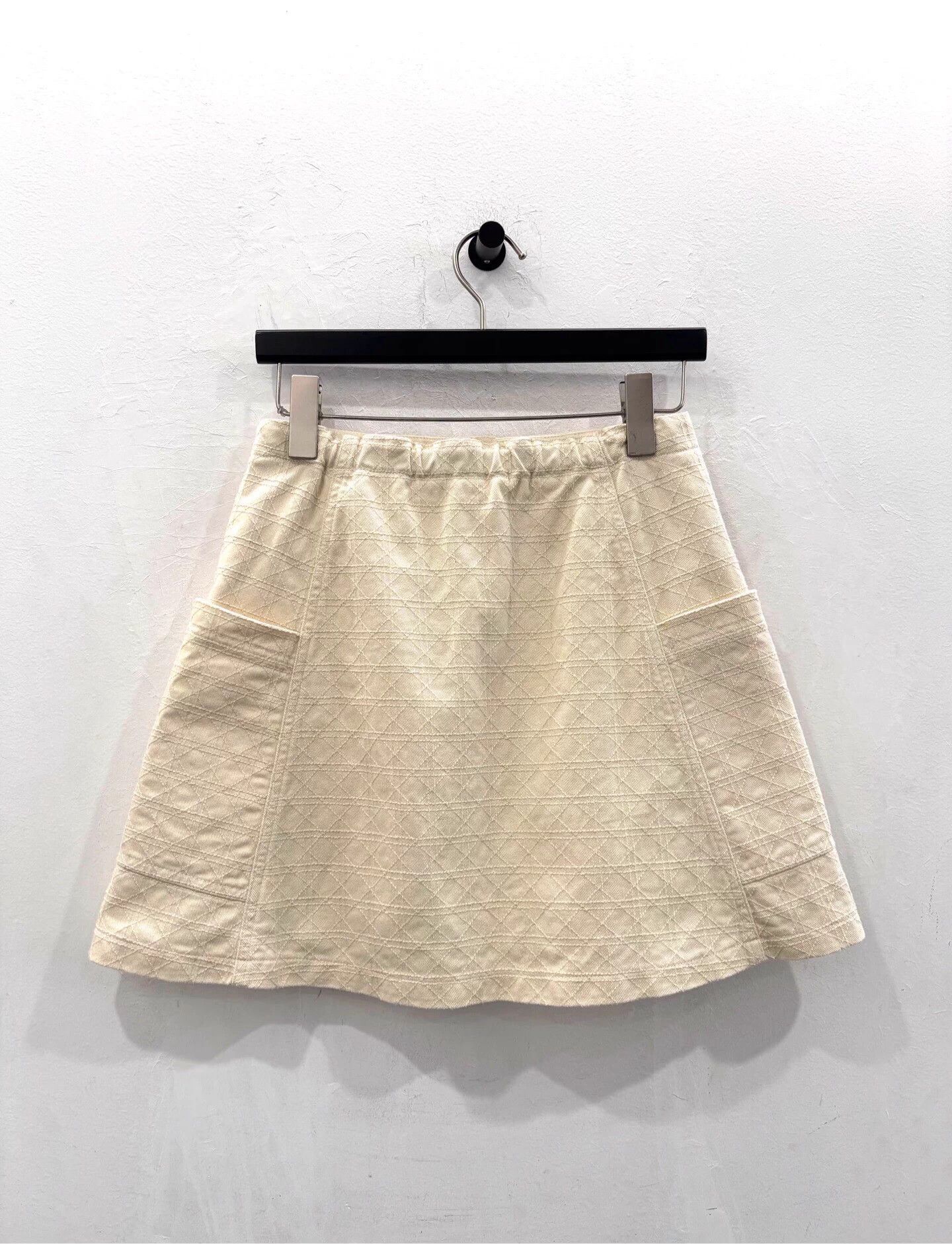 Dior Dior Kids Beige Skirt Gold Button 13Y Size 22" - 2 Thumbnail