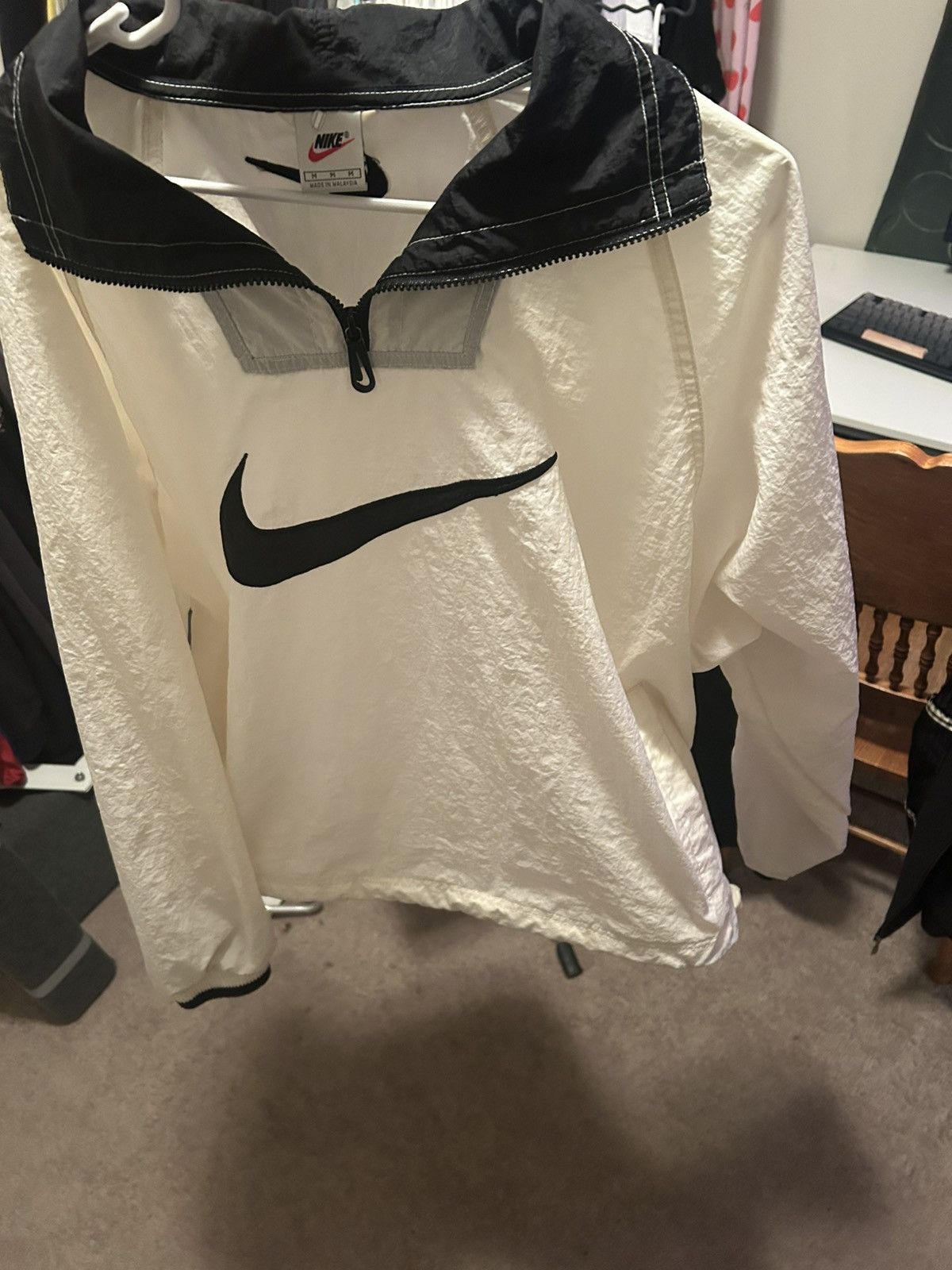 Nike Nike Quarter Zip Windbreaker Size US L / EU 52-54 / 3 - 3 Thumbnail