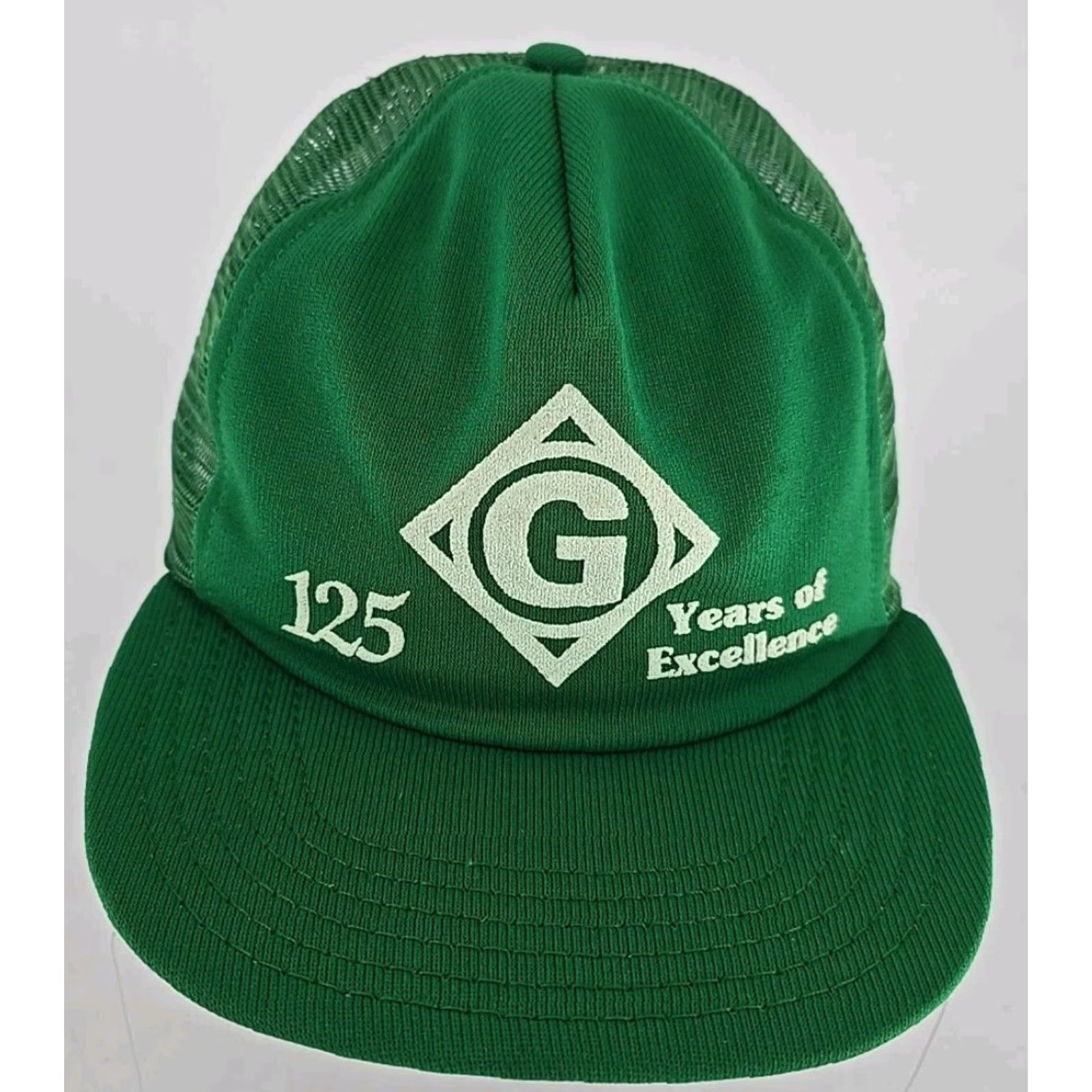 Vintage G 125 Years Of Excellence Snapback Hat VTG Light Foam Front USA Made 3D Puff Men Size ONE SIZE - 3 Thumbnail