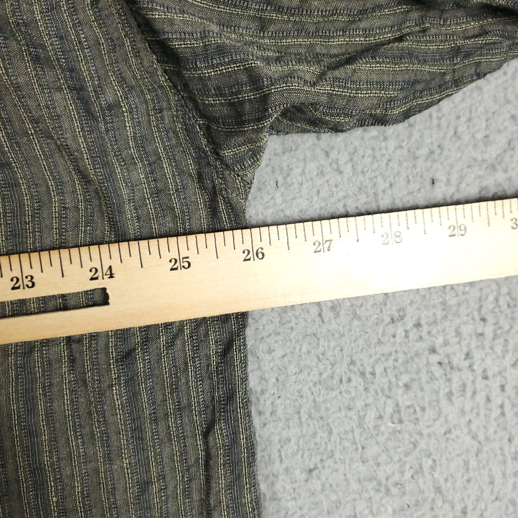 Vintage VINTAGE Haupt Germany Gray Striped Shirt Men 17.5 Regular Button-Down Collar Long Sleeve Mens Size 17.5 Gray Striped Button-Up Shirt Germany Men Size US XL / EU 56 / 4 - 7 Thumbnail