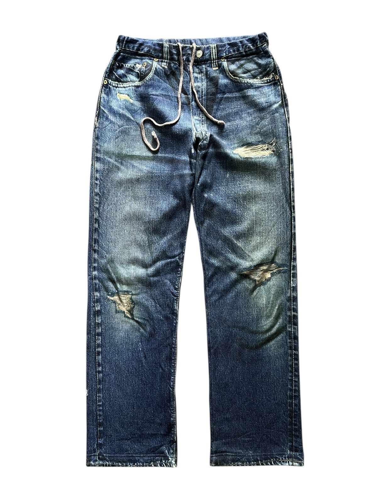 TALKING ABOUT THE ABSTRACTION Talking About The Abstraction 🇯🇵 Trompe L’œil Sweatpants Size US 30 / EU 46 - 1 Thumbnail