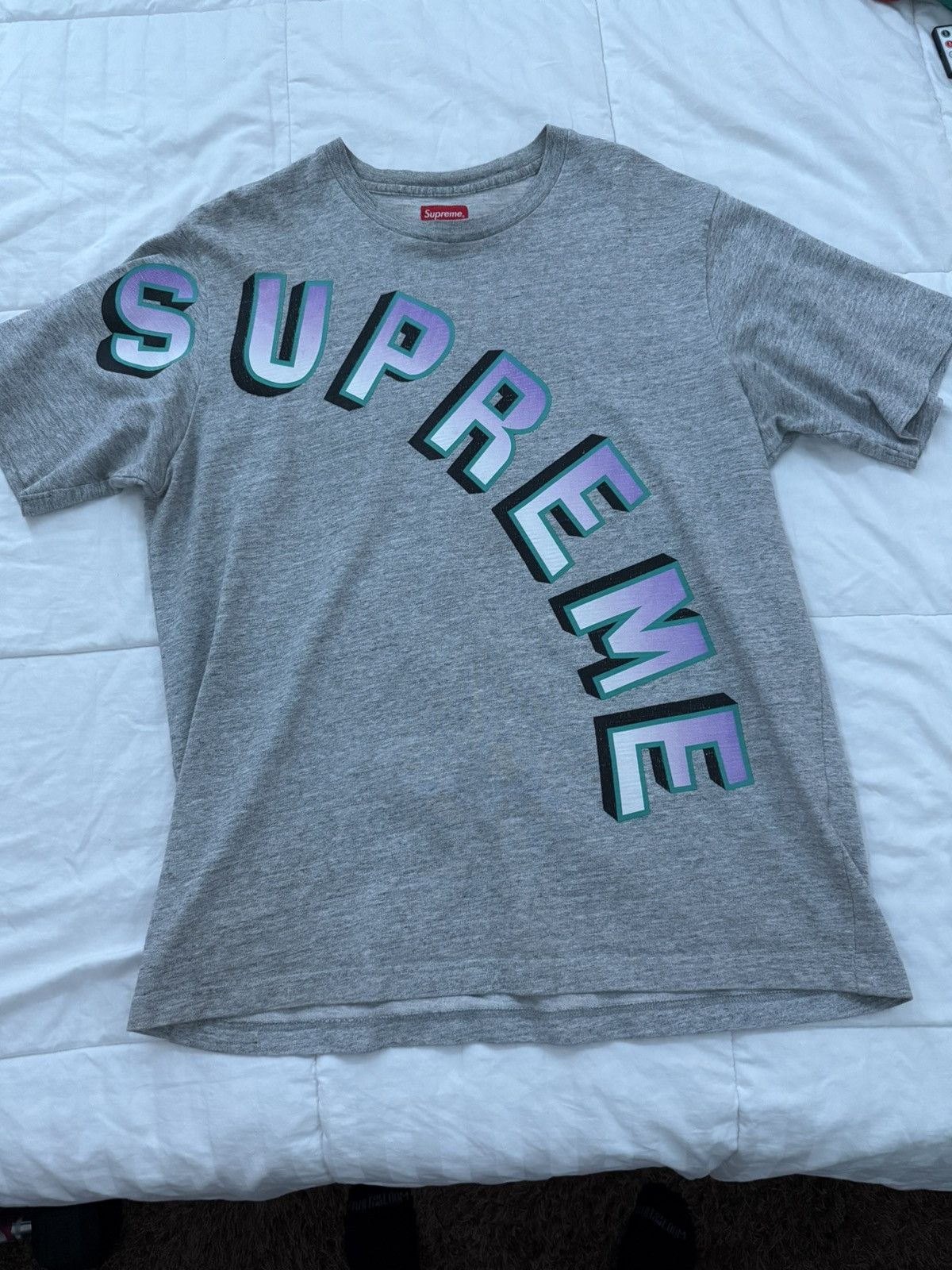 Supreme USED L SUPREME PINK TITLE TEE Size US L / EU 52-54 / 3 - 1 Thumbnail