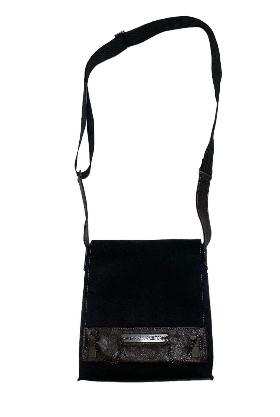 Jean Paul Gaultier Jean Paul Gaultier JPG Metal Plate Sling/Crossbody Bag Size ONE SIZE - 1 Thumbnail