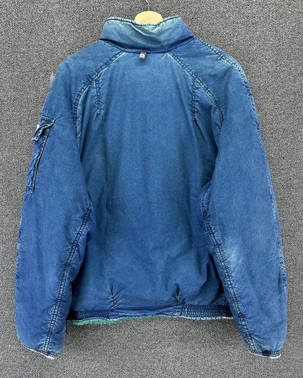 Marithe + Francois Girbaud Vintage Marithe Francois Girbaud Closed Sherpa Denim Jacket Size US L / EU 52-54 / 3 - 10 Thumbnail