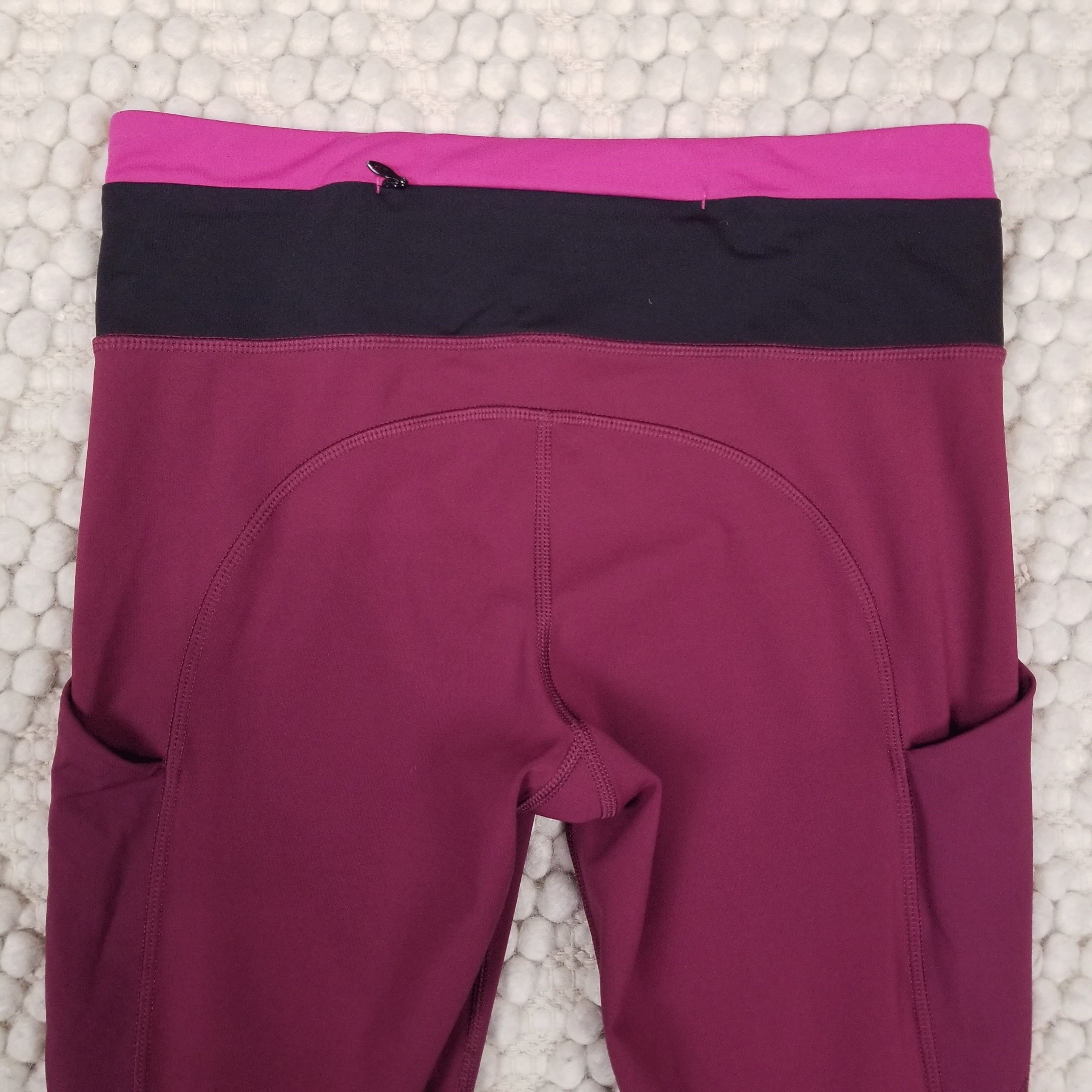 Lululemon Gathered Leg Leggings Size 28" / US 6 / IT 42 - 5 Thumbnail
