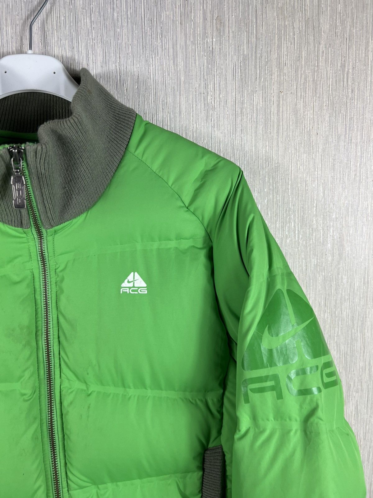 Nike ACG Vintage Nike ACG neon green y2k puffer goose down jacket Size US M / EU 48-50 / 2 - 3 Thumbnail