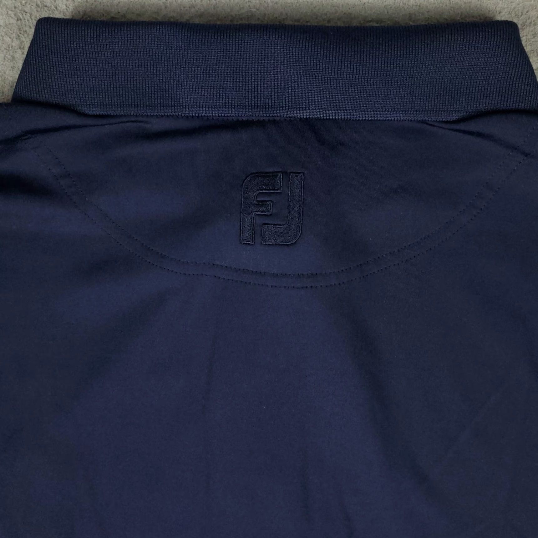Footjoy FJ Polo Shirt Mens Size Large Navy Blue Golf Casual Short Sleeve Size US L / EU 52-54 / 3 - 4 Thumbnail