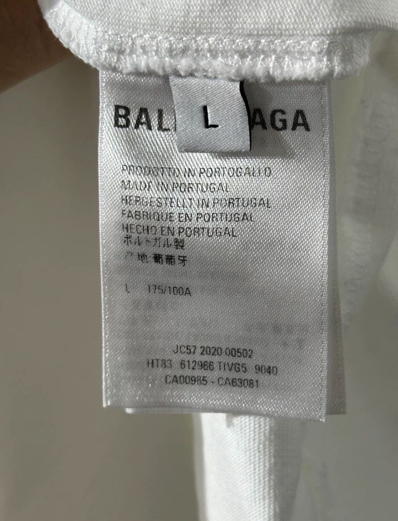 Balenciaga Balenciaga Front and back monogram printed logo short slee Size US L / EU 52-54 / 3 - 3 Thumbnail