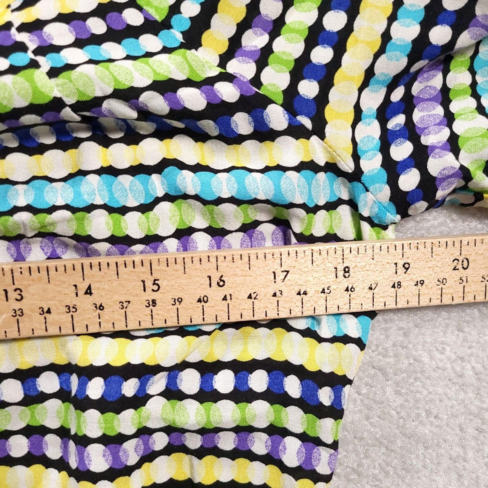 Vintage Cato Shirt Womens Medium Geometric Print S/S Boat Neck Keyhole Cold Shoulder Blouse Hat? Size M / US 6-8 / IT 42-44 - 4 Thumbnail