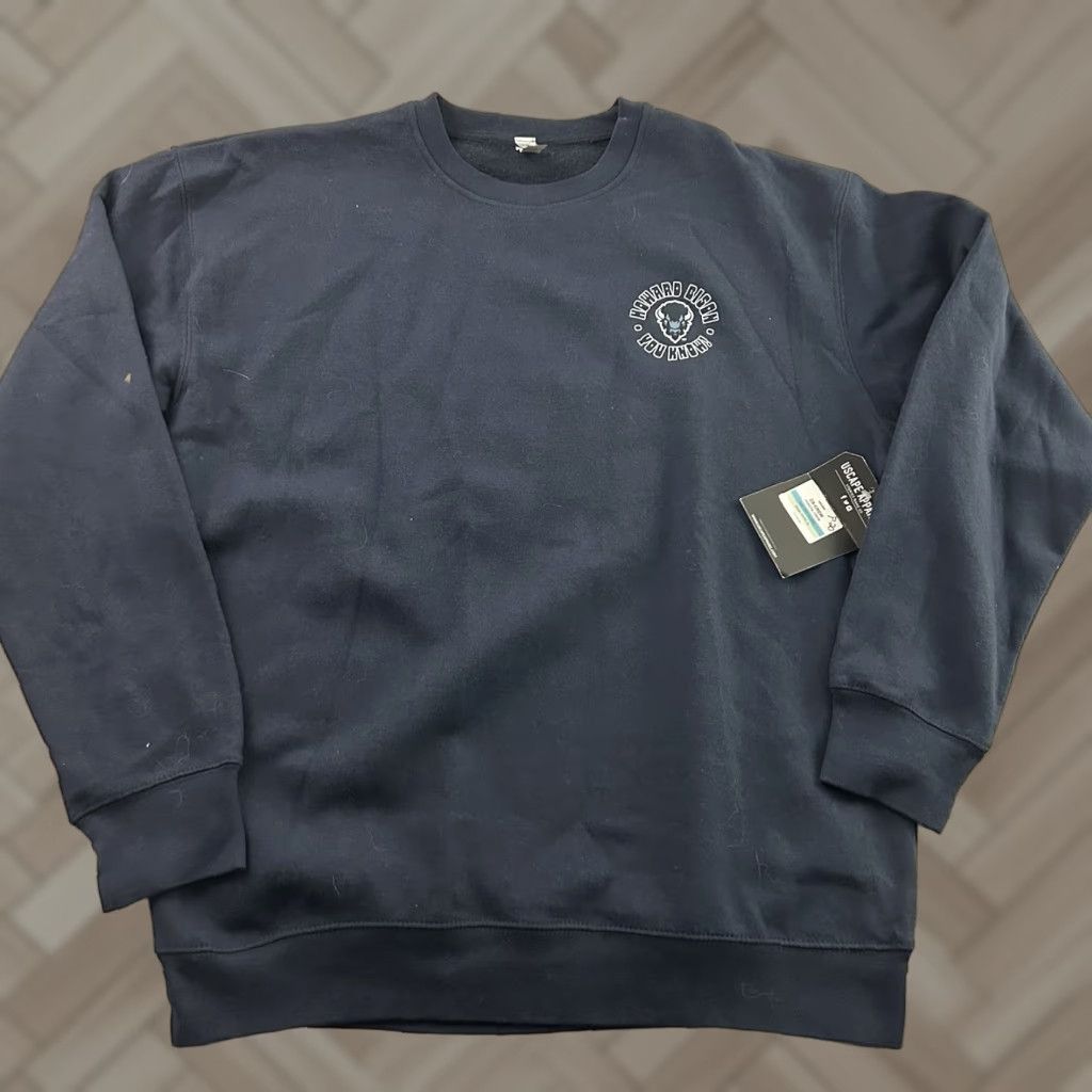 Vintage VINTAGE New Howard Bison Pullover Crewneck Sweatshirt Men’s Large Blue Uscape Shirt Mens Large Blue University 90s Designer Size US L / EU 52-54 / 3 - 1 Thumbnail