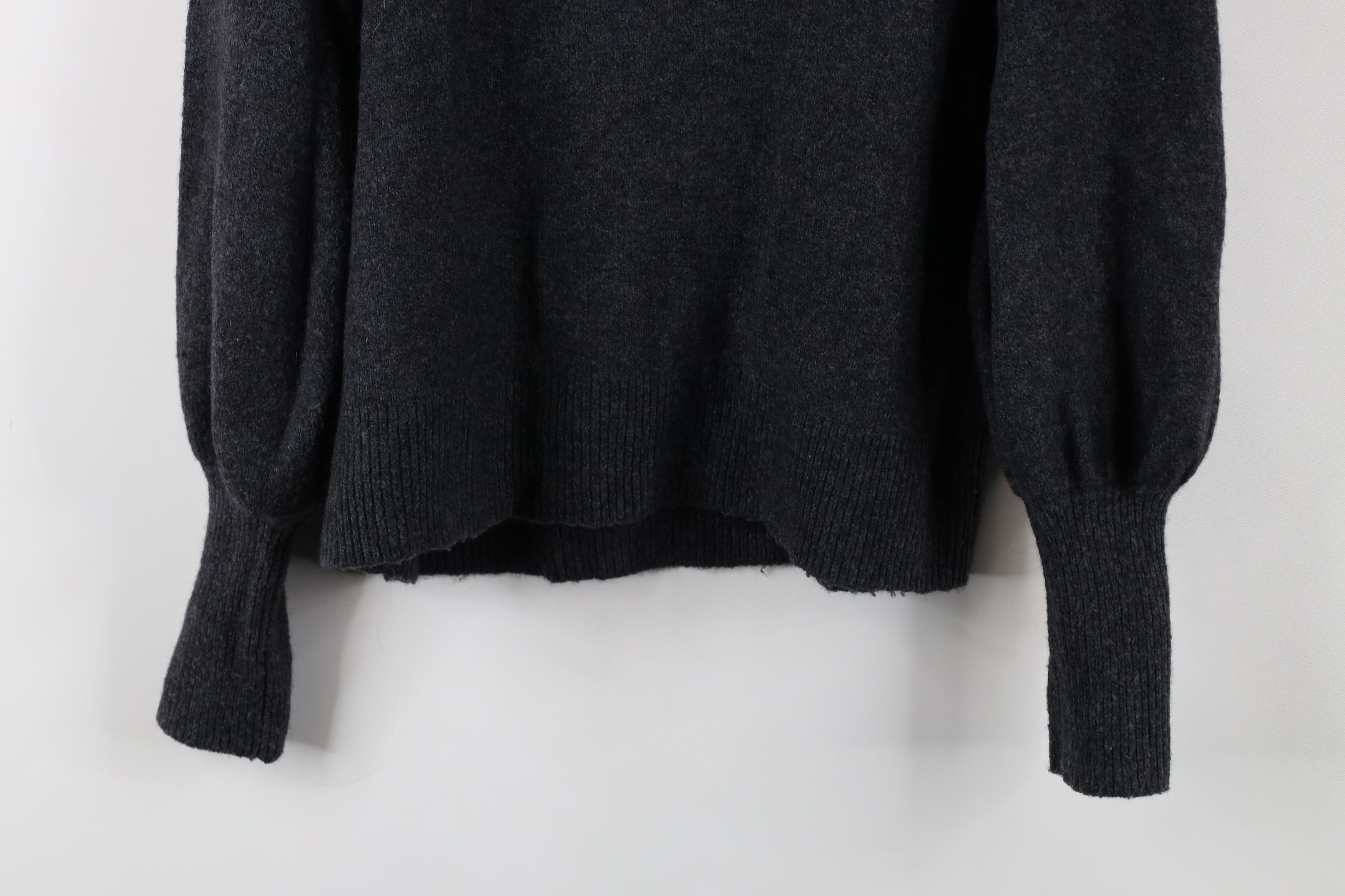 Madewell × Vintage Madewell Yarn Wool Blend Knit Dashwood V-Neck Sweater Gray Size M / US 6-8 / IT 42-44 - 9 Thumbnail