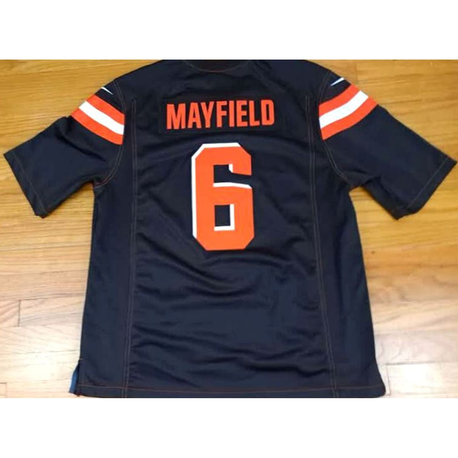 Nike Nike Cleveland Browns Baker Mayfield Printed On Field Dawg Pound Home Jersey XL Sweatshirt Brown Pullover Men Mens Sports Jersey Size US XL / EU 56 / 4 - 5 Thumbnail