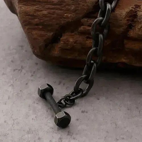 Jewelry Black Chain Bracelets Size ONE SIZE - 4 Thumbnail