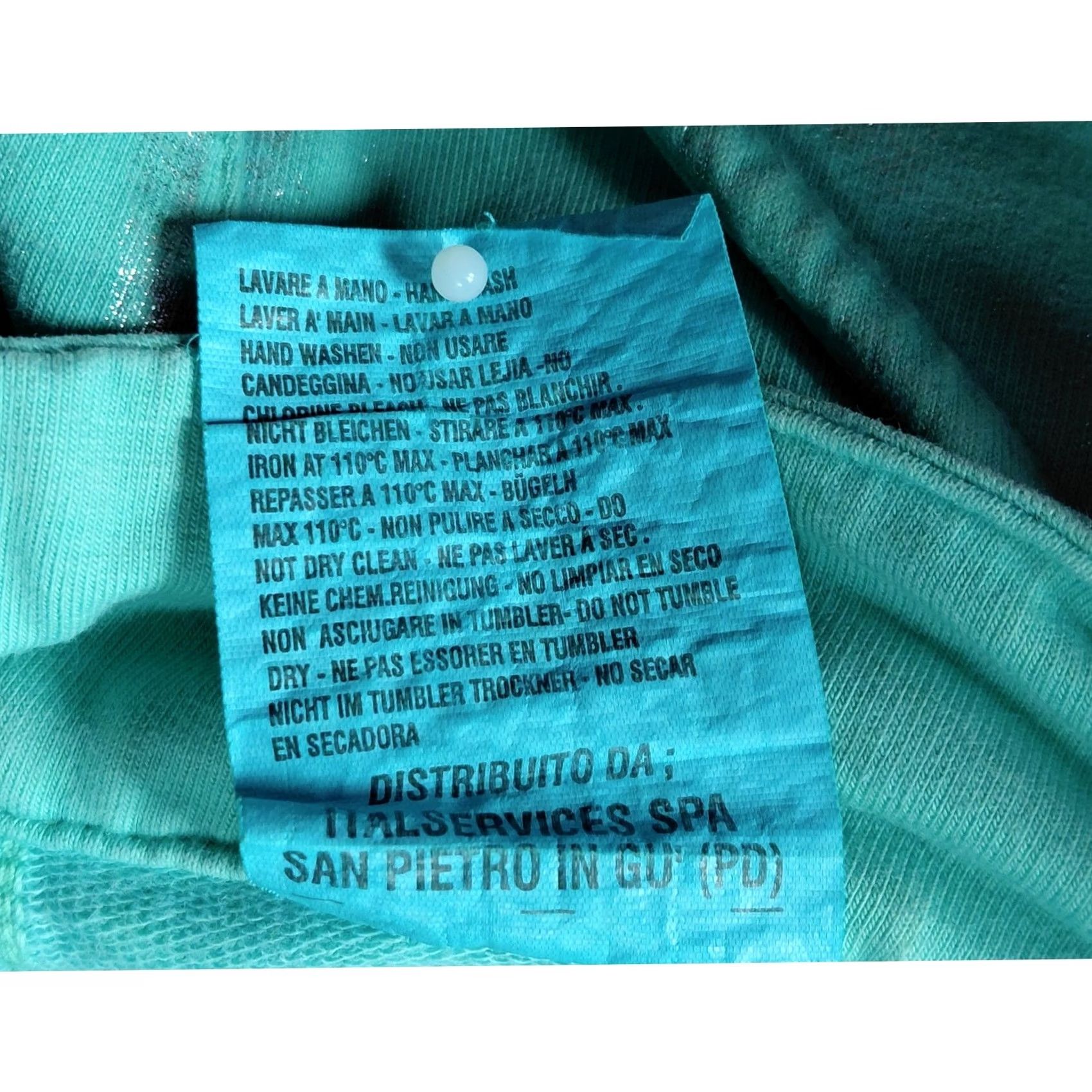 Vintage MET Jeans Turquoise Pants Knit Women Size 30 Size 30" / US 8 / IT 44 - 5 Thumbnail