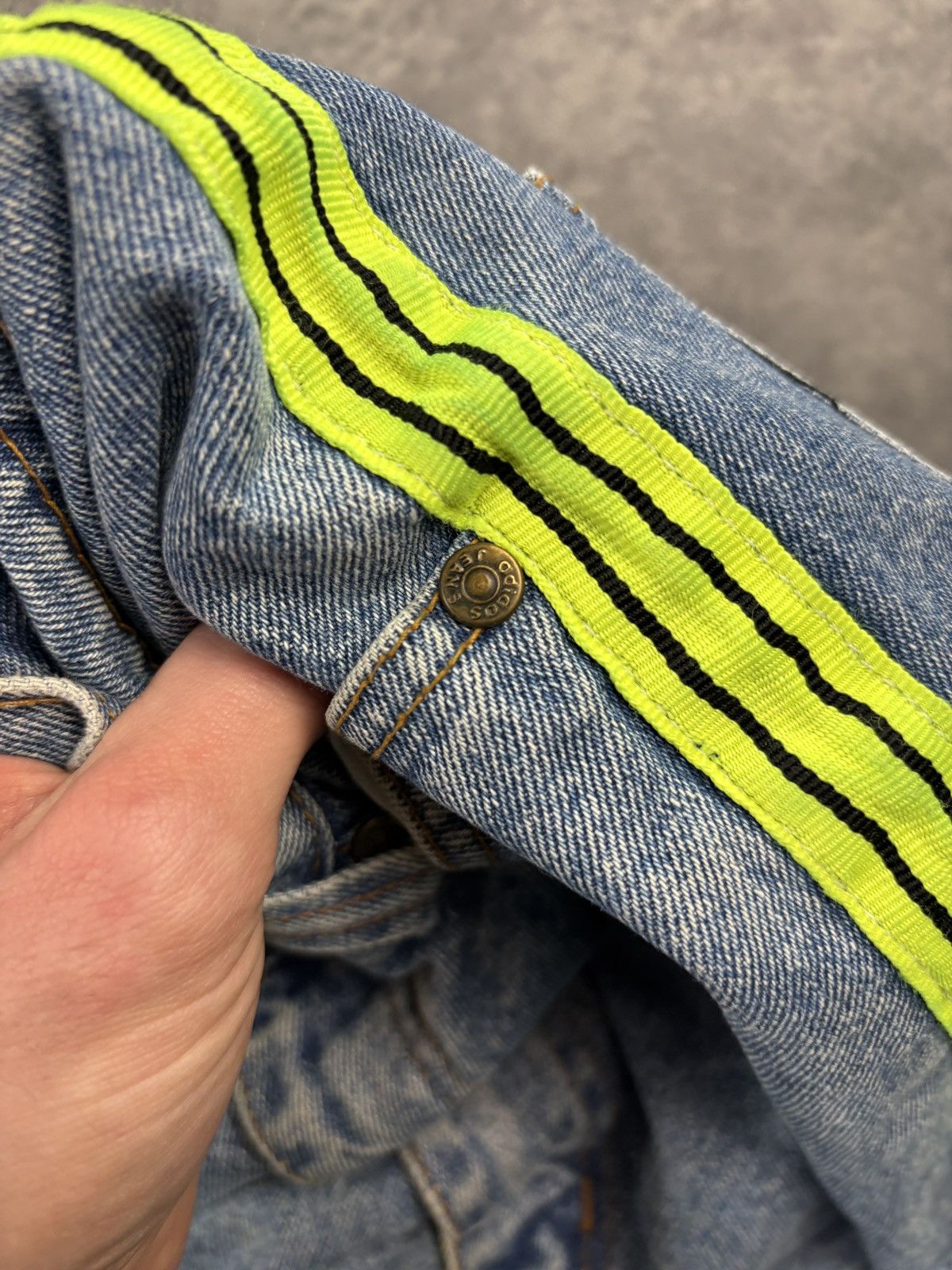 Adidas Vintage Adidas Jeans Shorts 90s Jorts Denim Baggy Loose Long Size US 32 / EU 48 - 12 Thumbnail