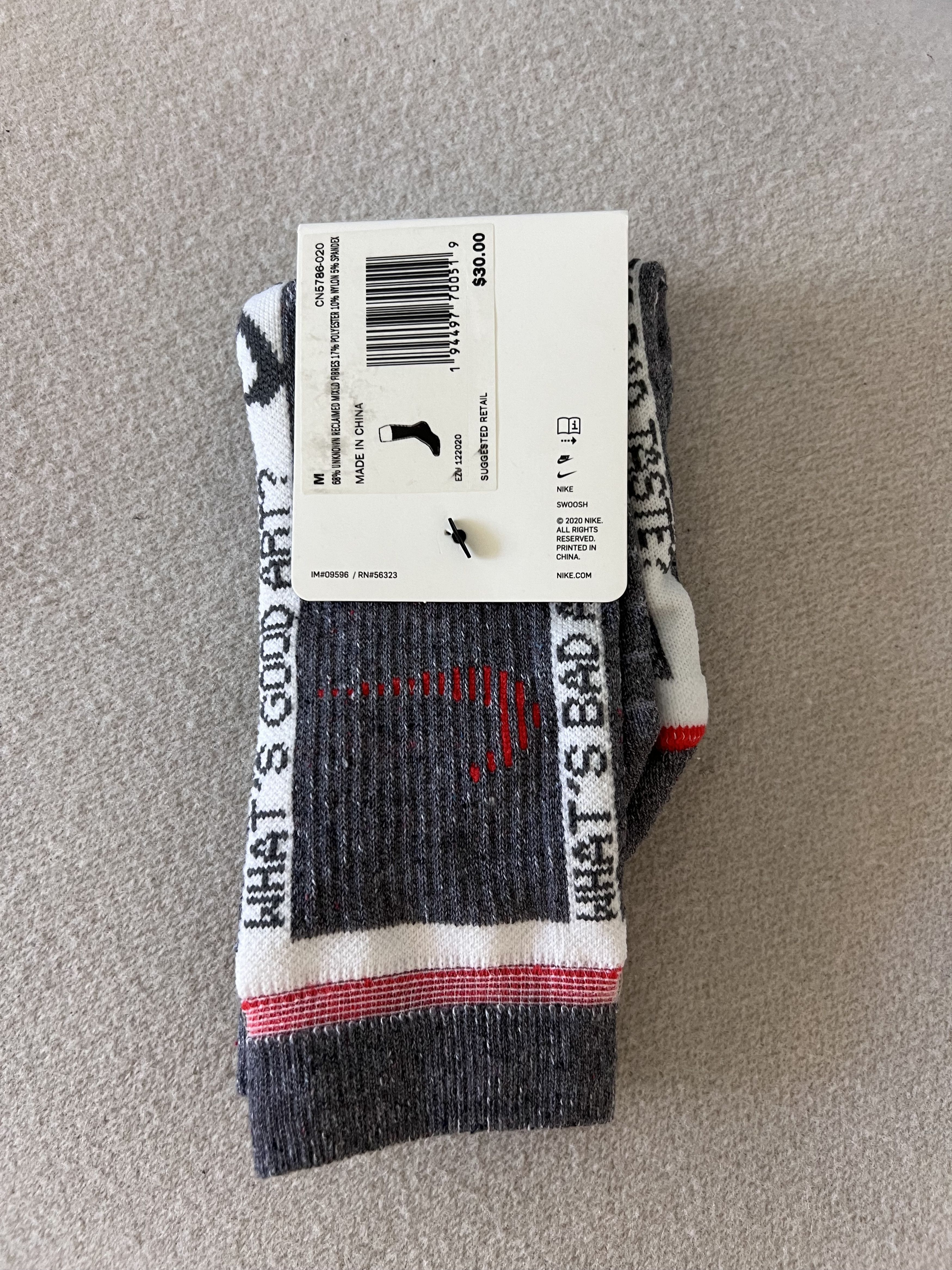 Nike × Off-White Off White Nike Socks in Grey Size ONE SIZE - 3 Thumbnail