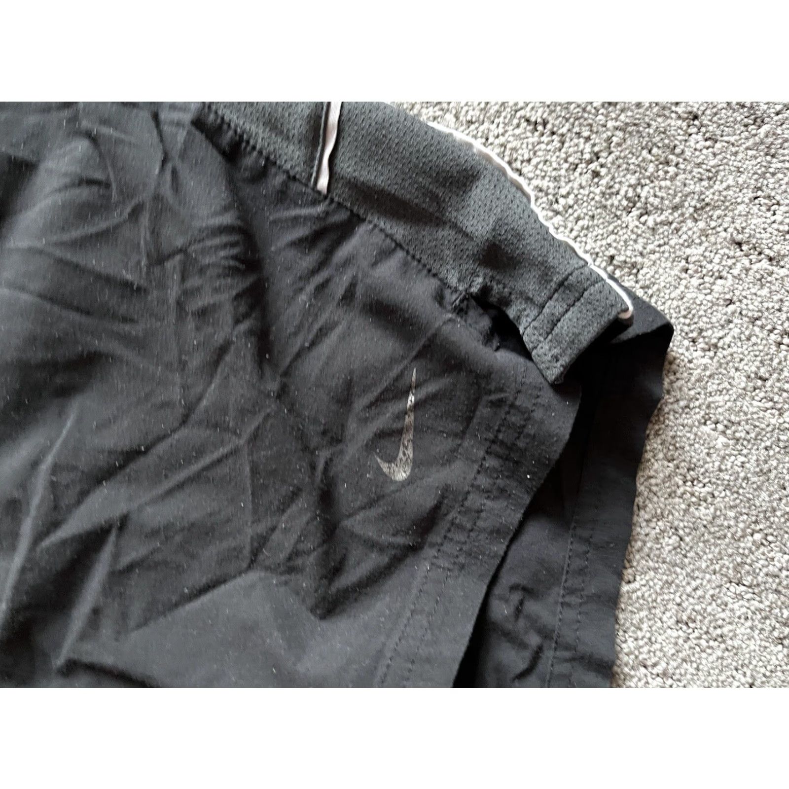 Nike Nike Shorts Mens Large Black Lined 8" Inseam Athletic Dry Fit Size US 33 - 3 Thumbnail