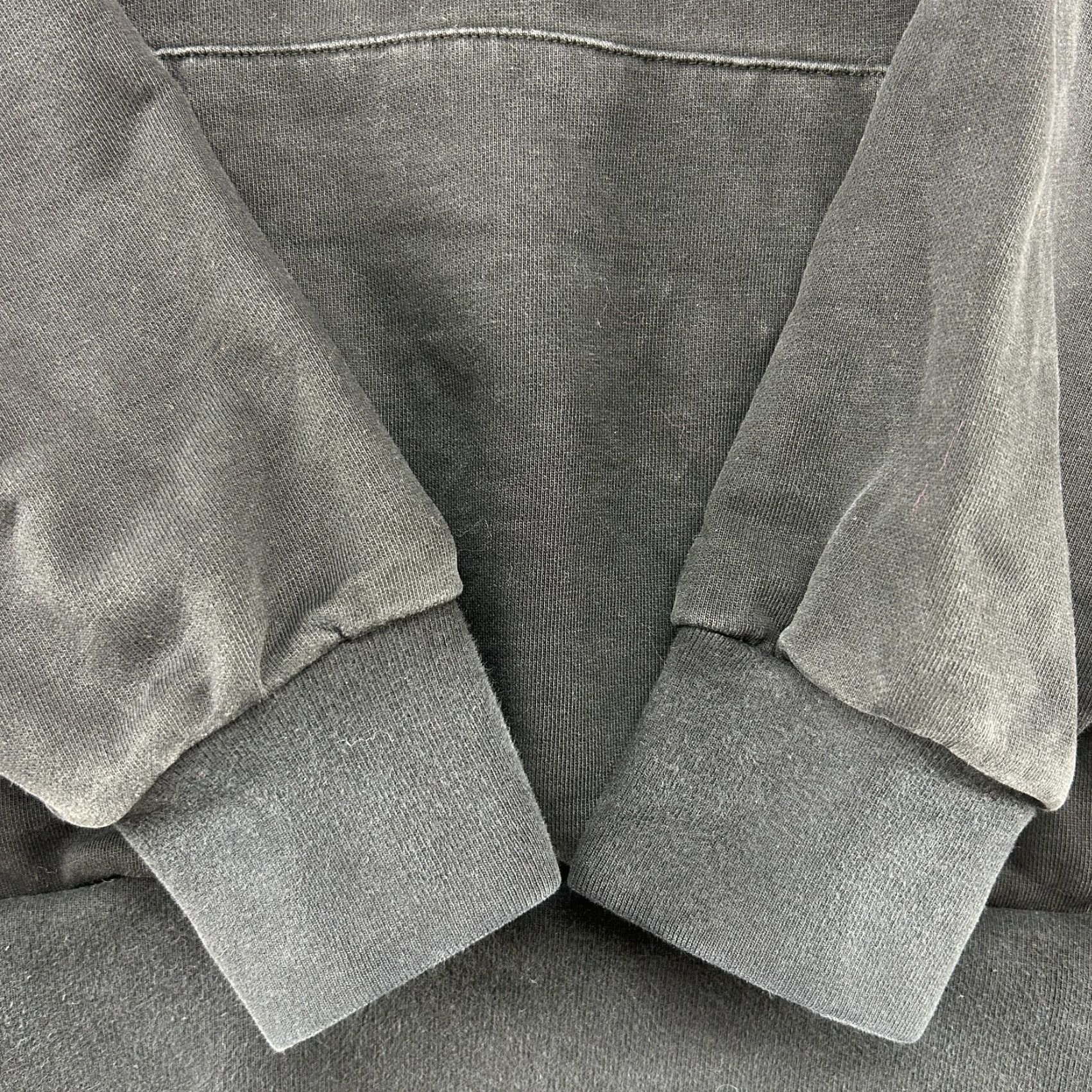 Vintage Valentina Voight Hoodie Womens M Black Pullover Spellout Made In Heaven Cotton Logo Pockets 90s City Pullover Size M / US 6-8 / IT 42-44 - 3 Thumbnail